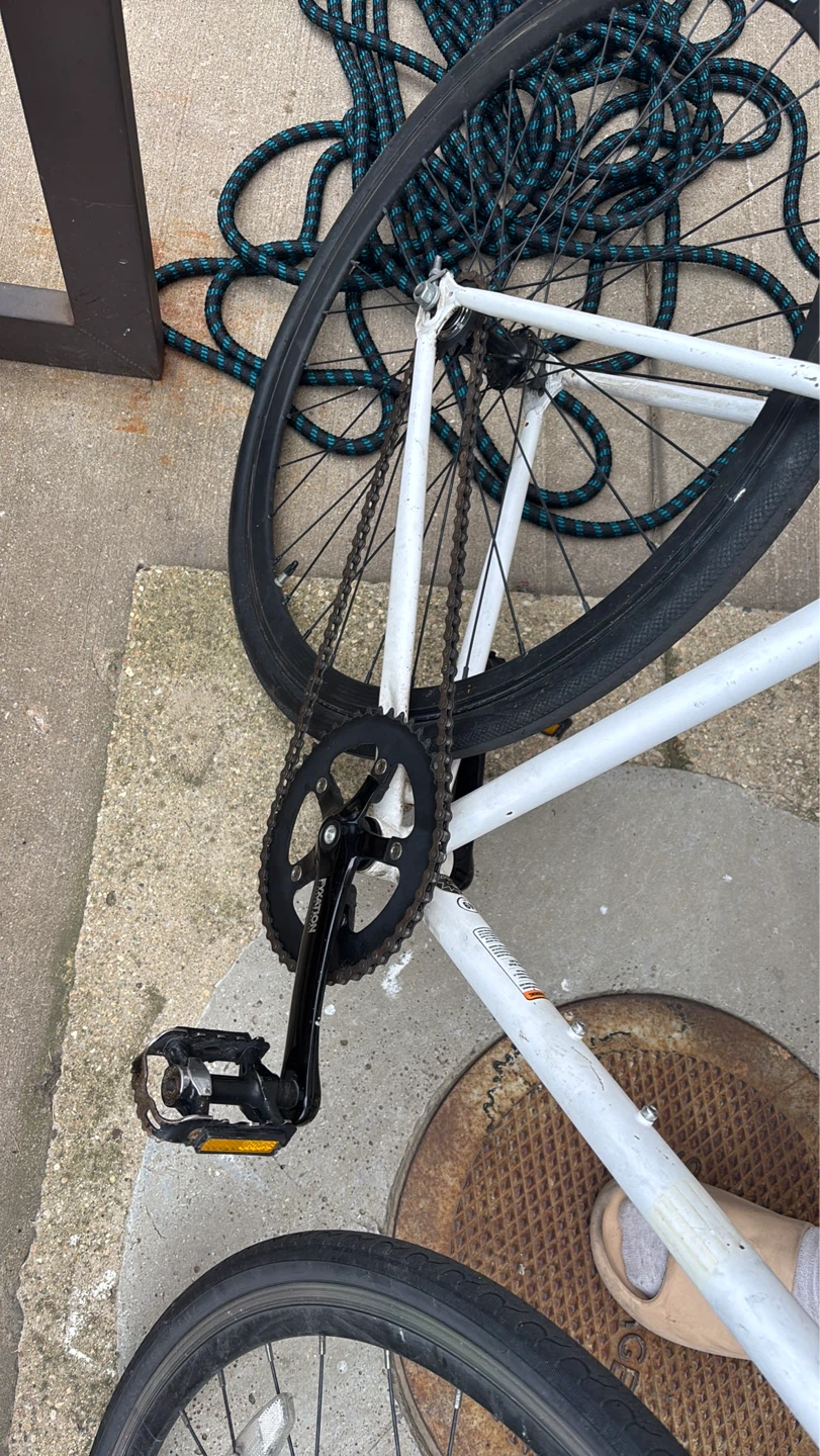 White Single Speed fixie - photo 4