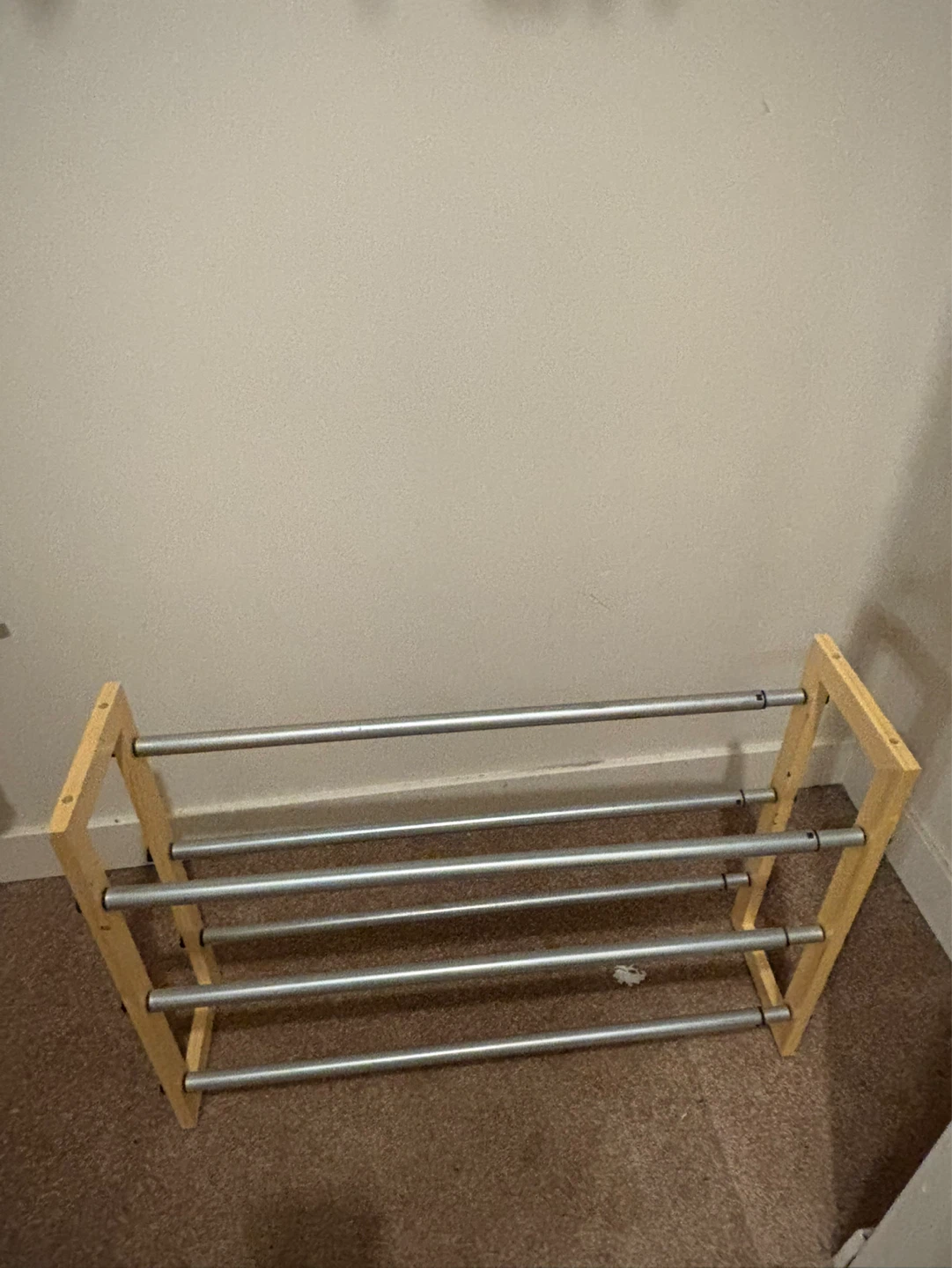 Wooden 4-Tier Shoe Rack expandable - photo 2