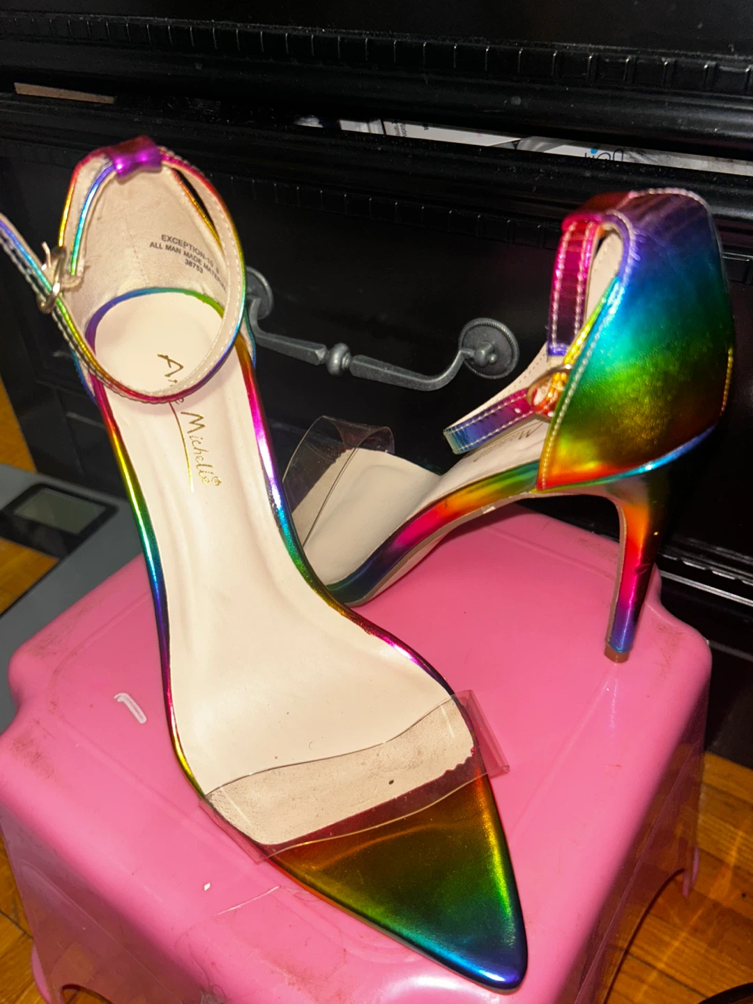 Anna Michelle Rainbow Heel Shoes