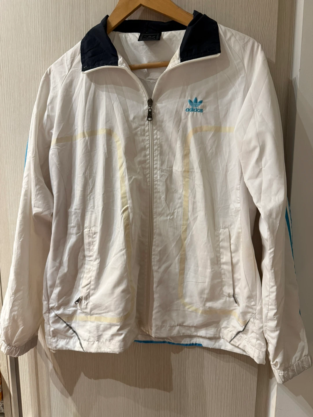 Adidas White Track Jacket