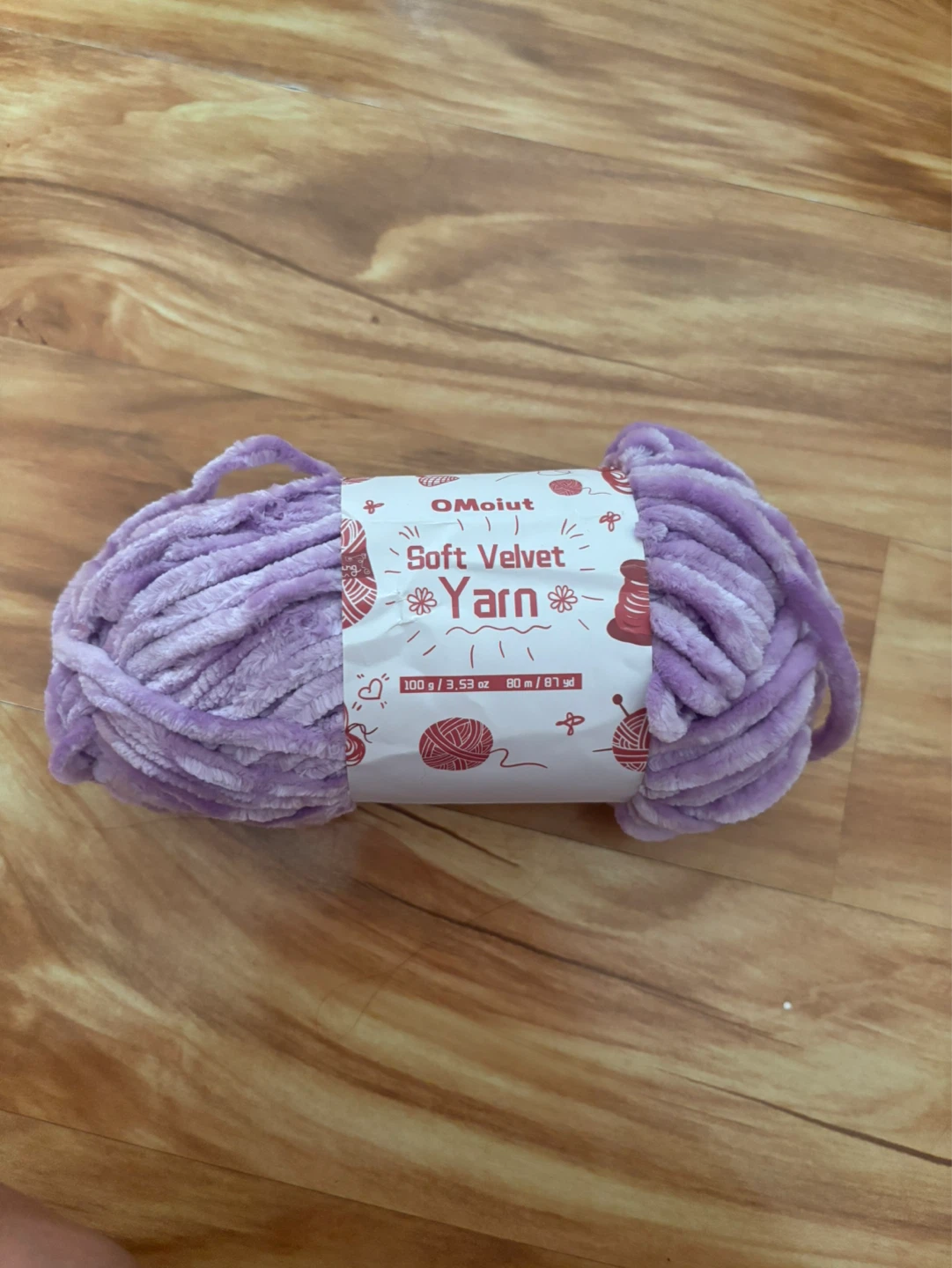 OMoiut Soft Velvet Yarn - Lavender