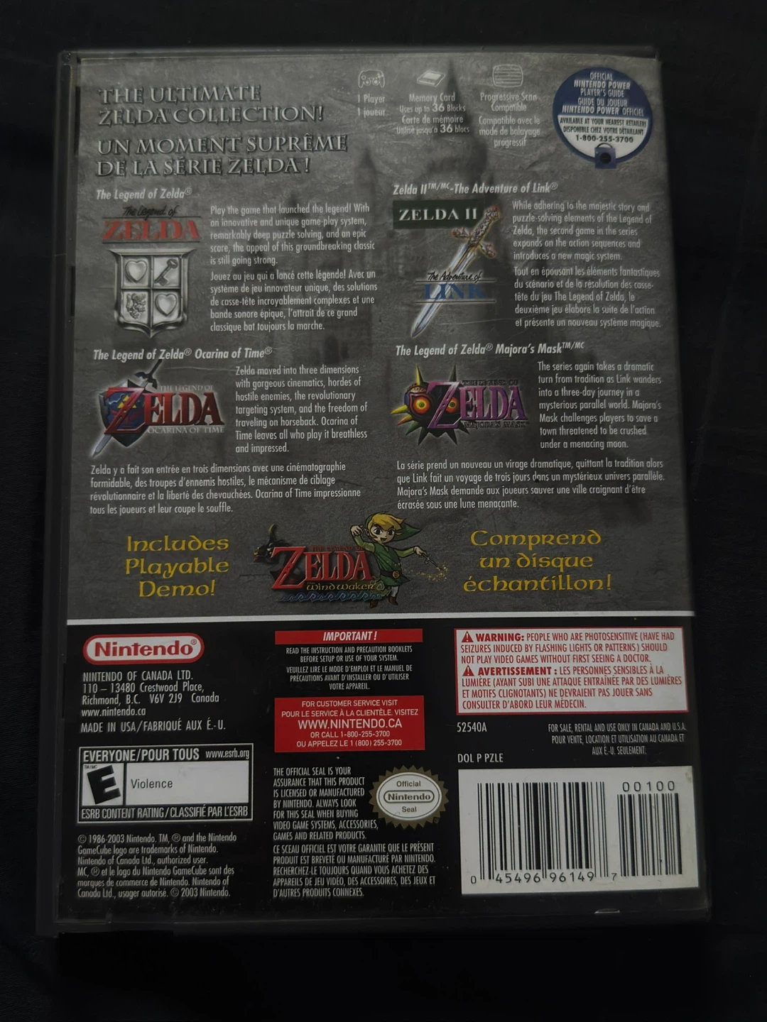 Nintendo GameCube The Legend of Zelda Collector's Edition - photo 3
