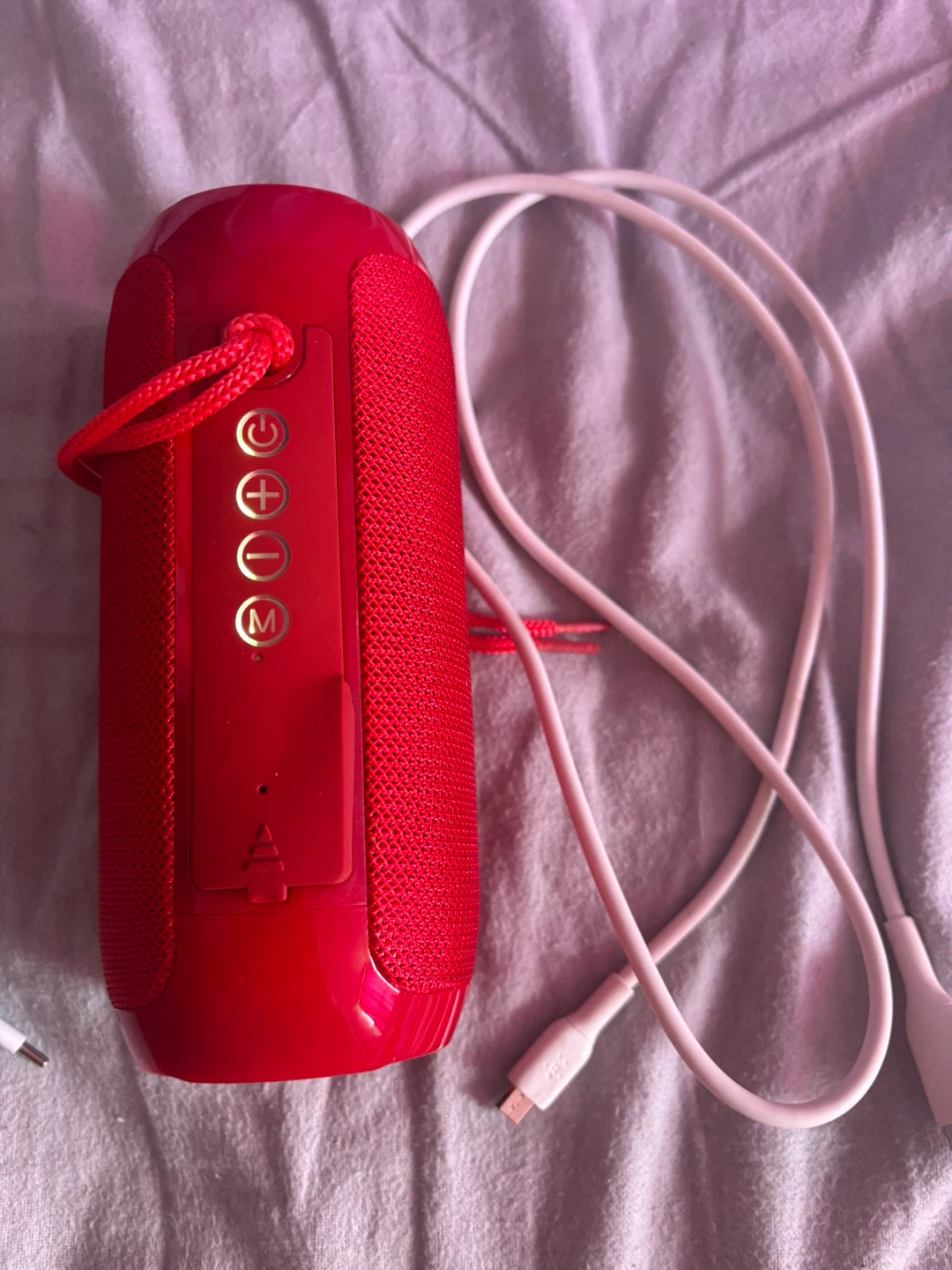 Red T&G Portable Bluetooth Speaker with USB - photo 2