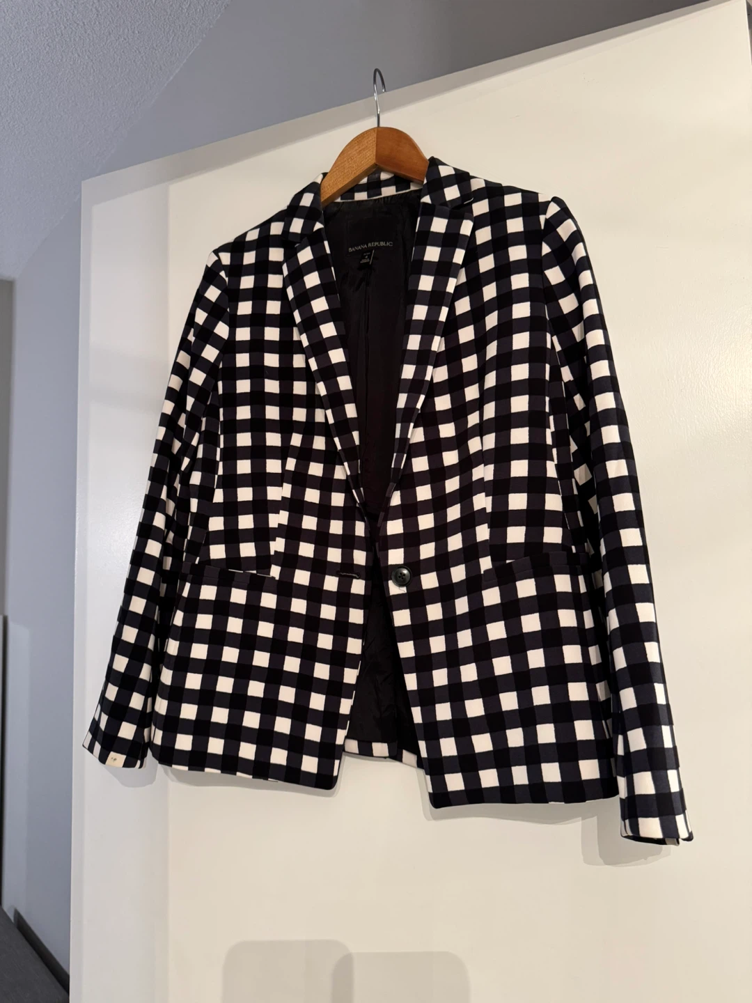 Banana Republic Gingham Blazer
