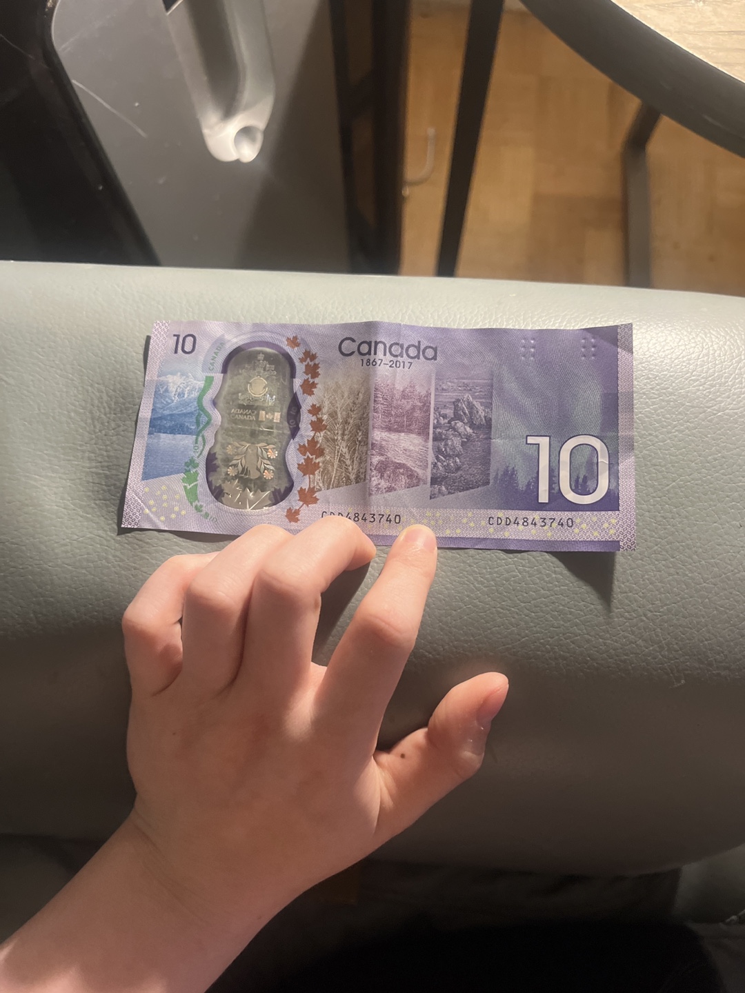 Canada 10 Dollar Bill 1867-2017 - photo 2