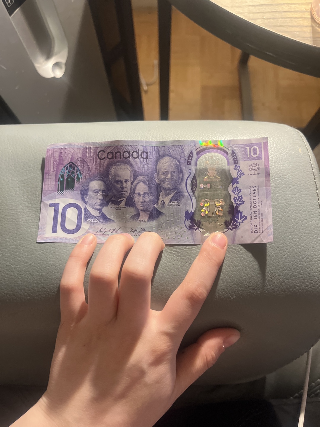 Canada 10 Dollar Bill 1867-2017