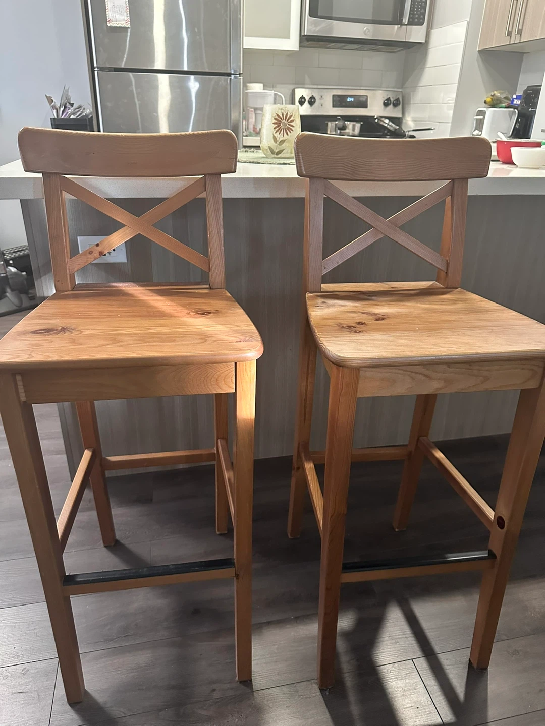 IKEA INGOLF Bar Stools - Set of 2 - photo 3