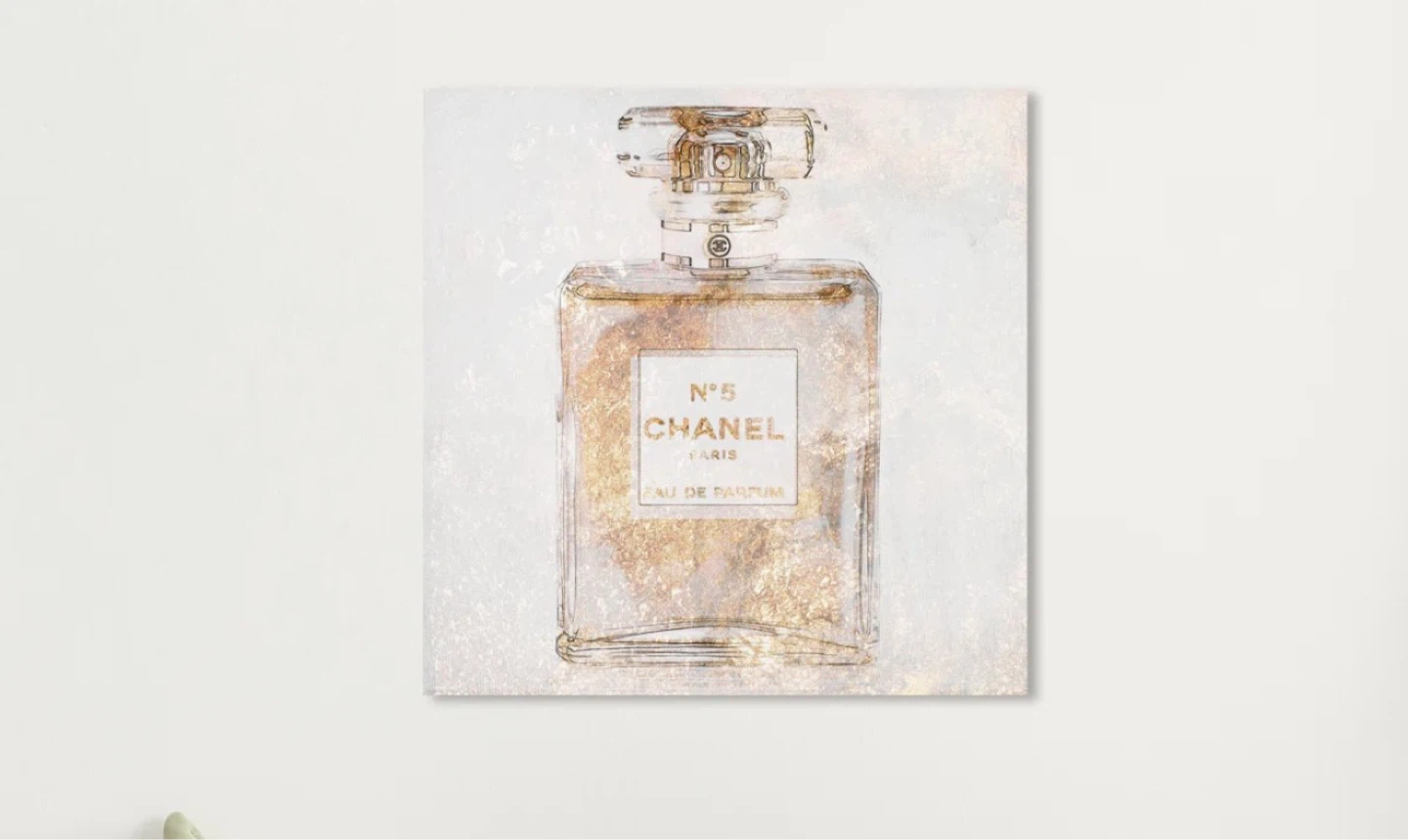Oliver Gal Chanel No. 5 Wall Art – 24” x24”