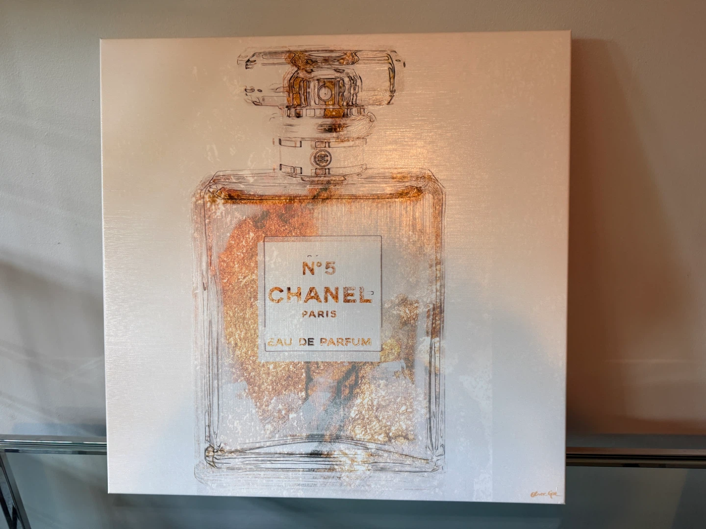 Oliver Gal Chanel No. 5 Wall Art – 24” x24” - photo 2