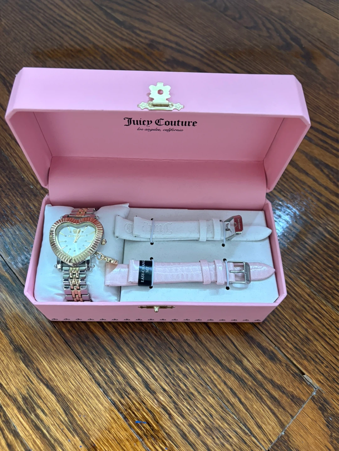Juicy Couture Heart Watch with Interchangeable Bands
