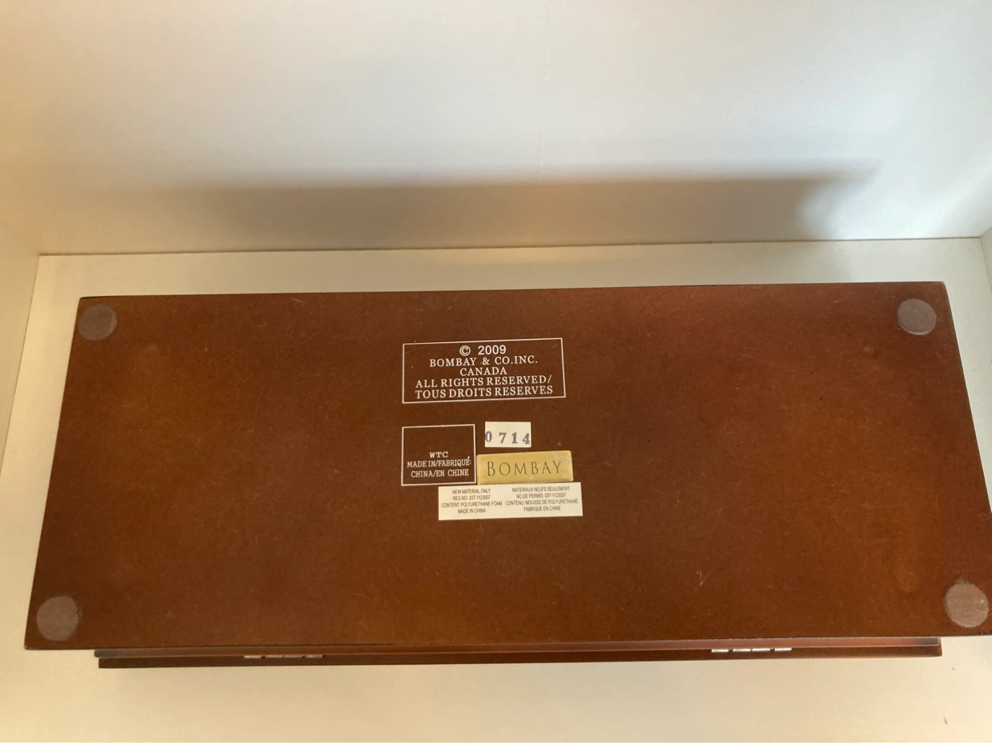 Bombay Co. Wooden Watch Box Organizer - photo 4