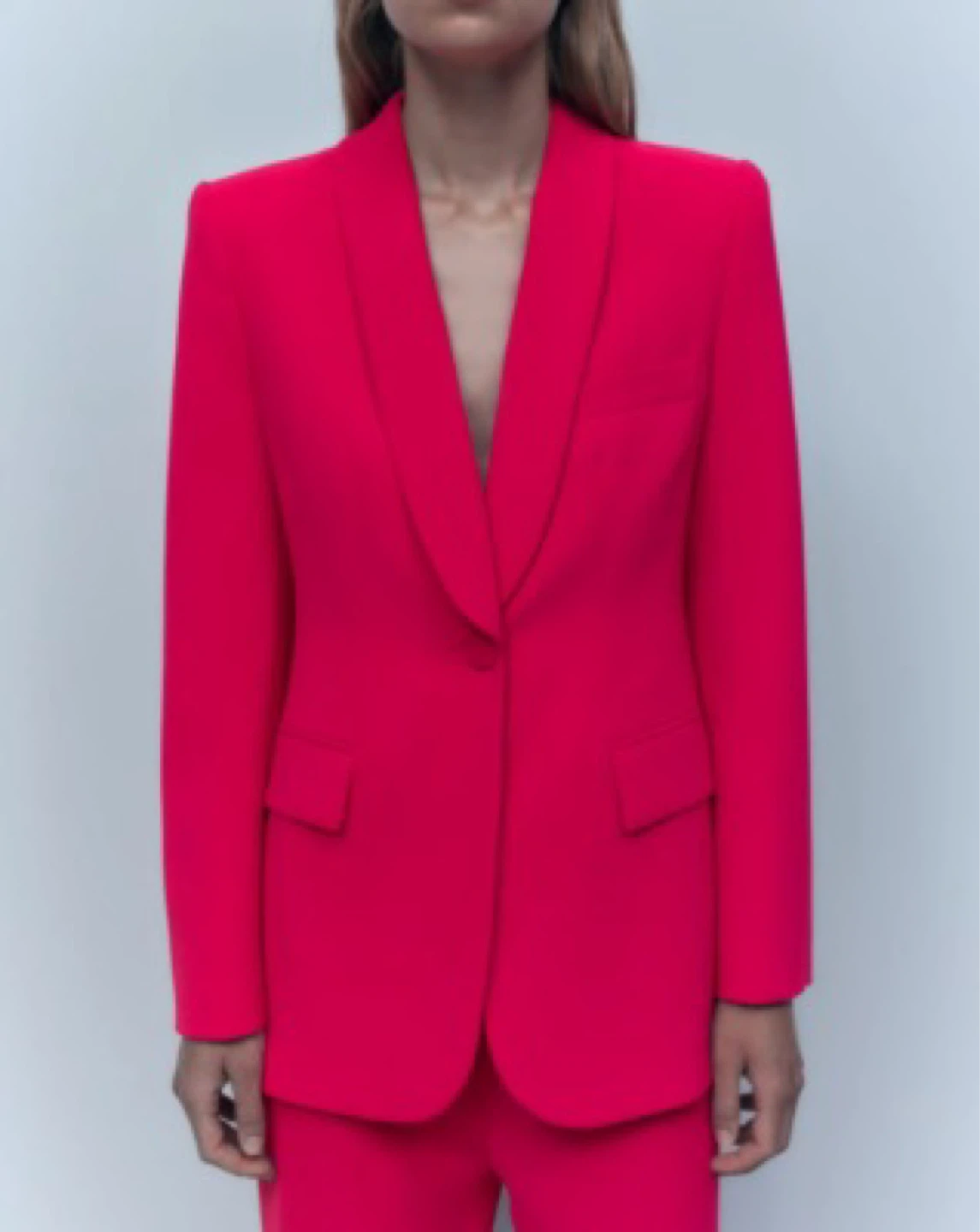 ZARA Pink Blazer & Pants Set XS - photo 2