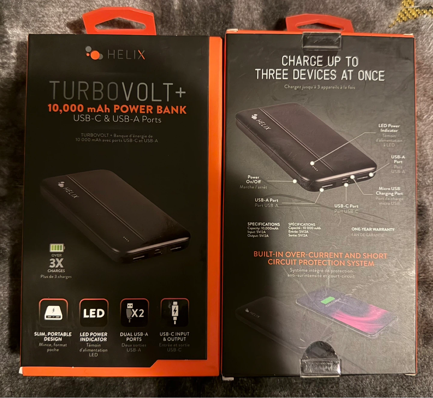 Helix TurboVOLT+ 10,000 mAh Power Bank
