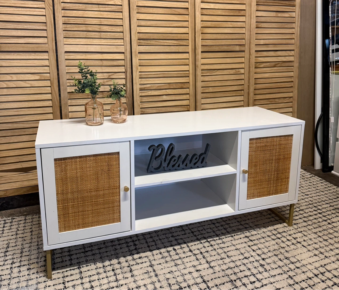White Media Console/ TV Stand - photo 2