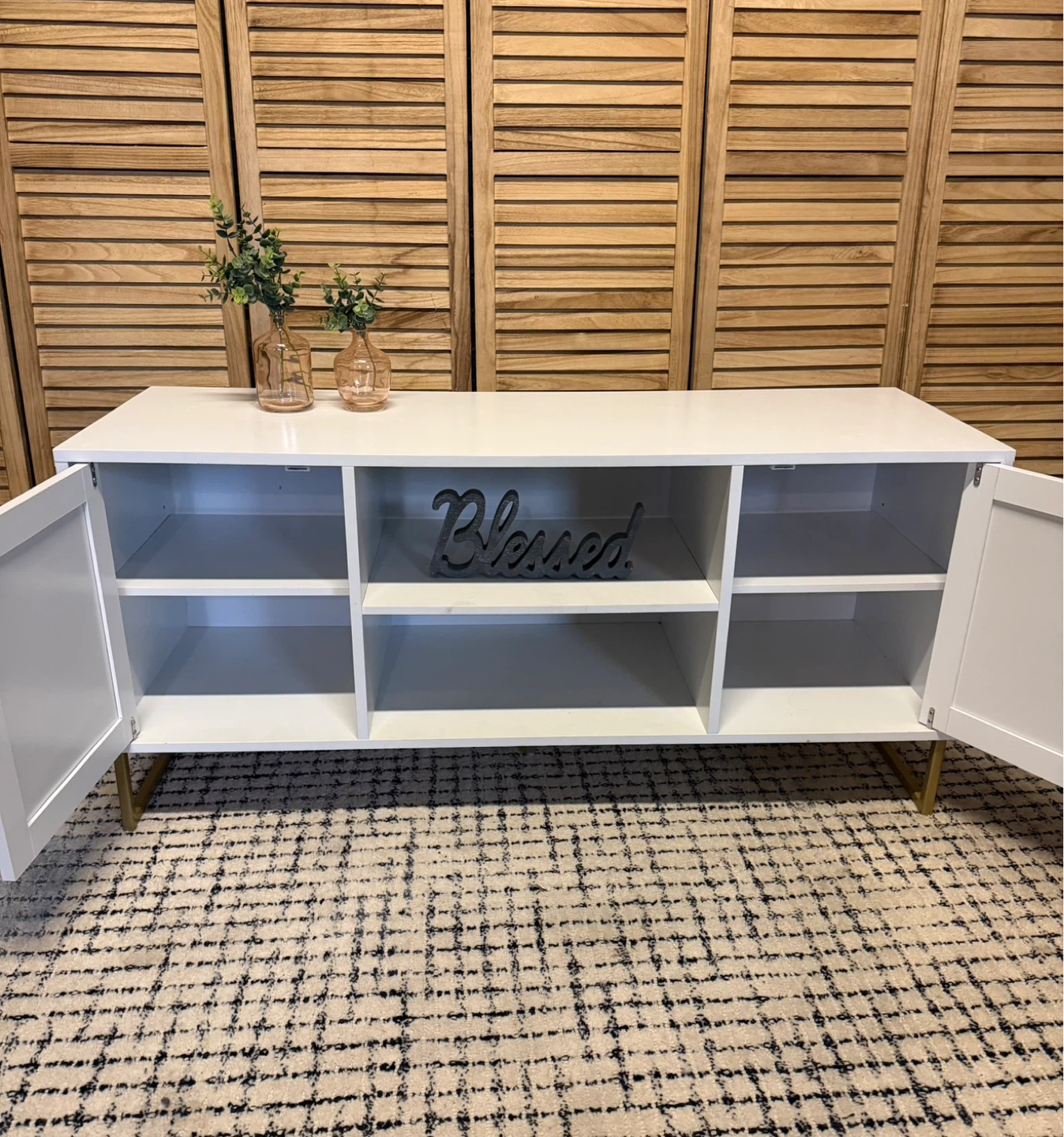 White Media Console/ TV Stand - photo 4