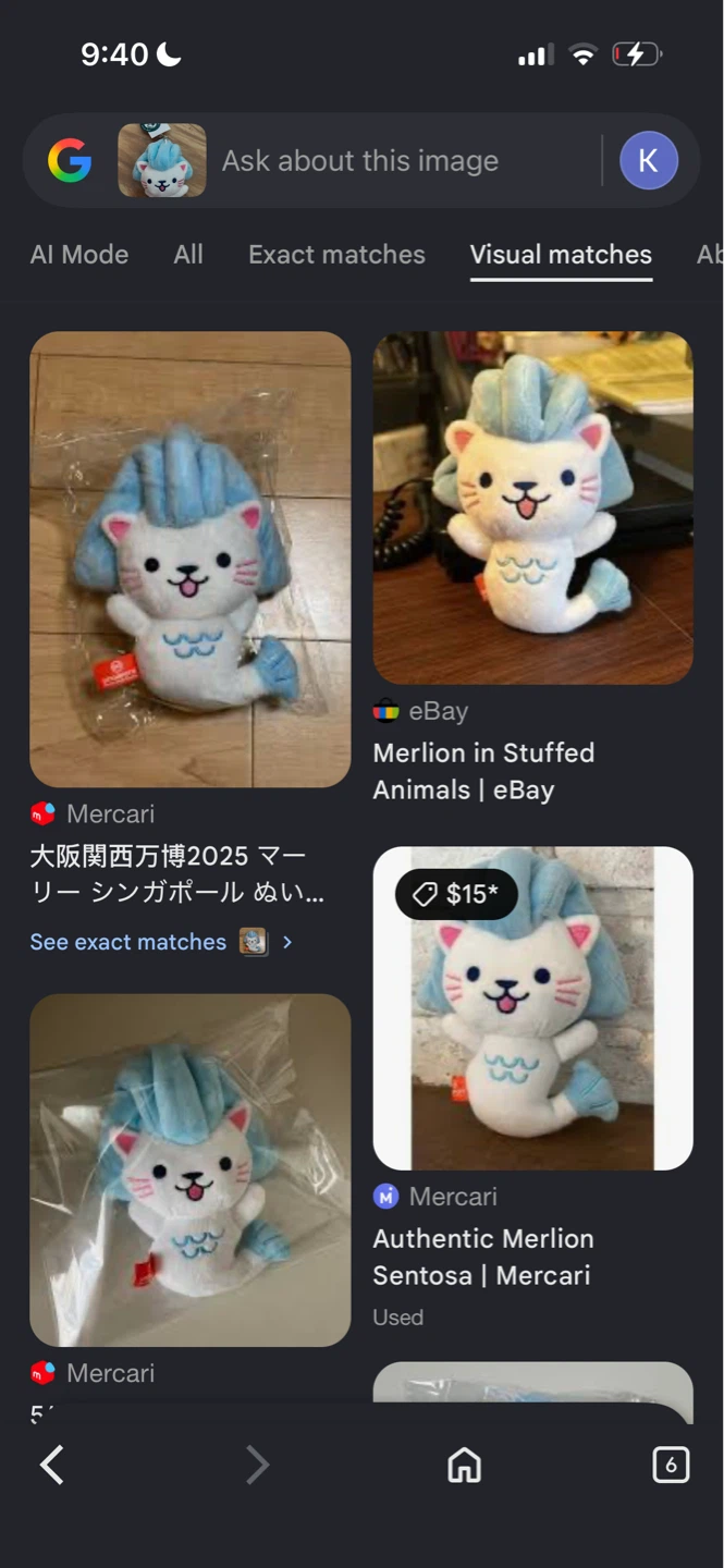 Merlion Plush Toy