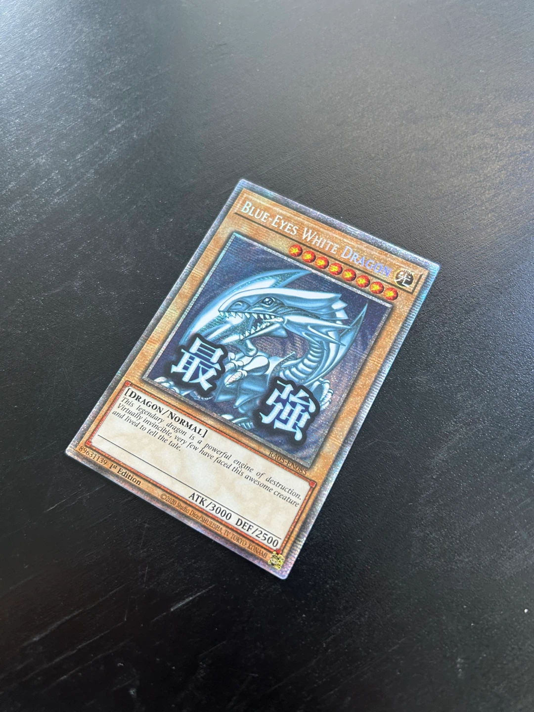 Yu-Gi-Oh! Blue-Eyes White Dragon RA05-EN085 Starlight Rare - photo 4