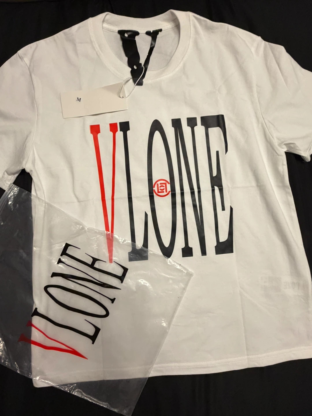 Brand new VLONE White Dragon Print T-Shirt Size M