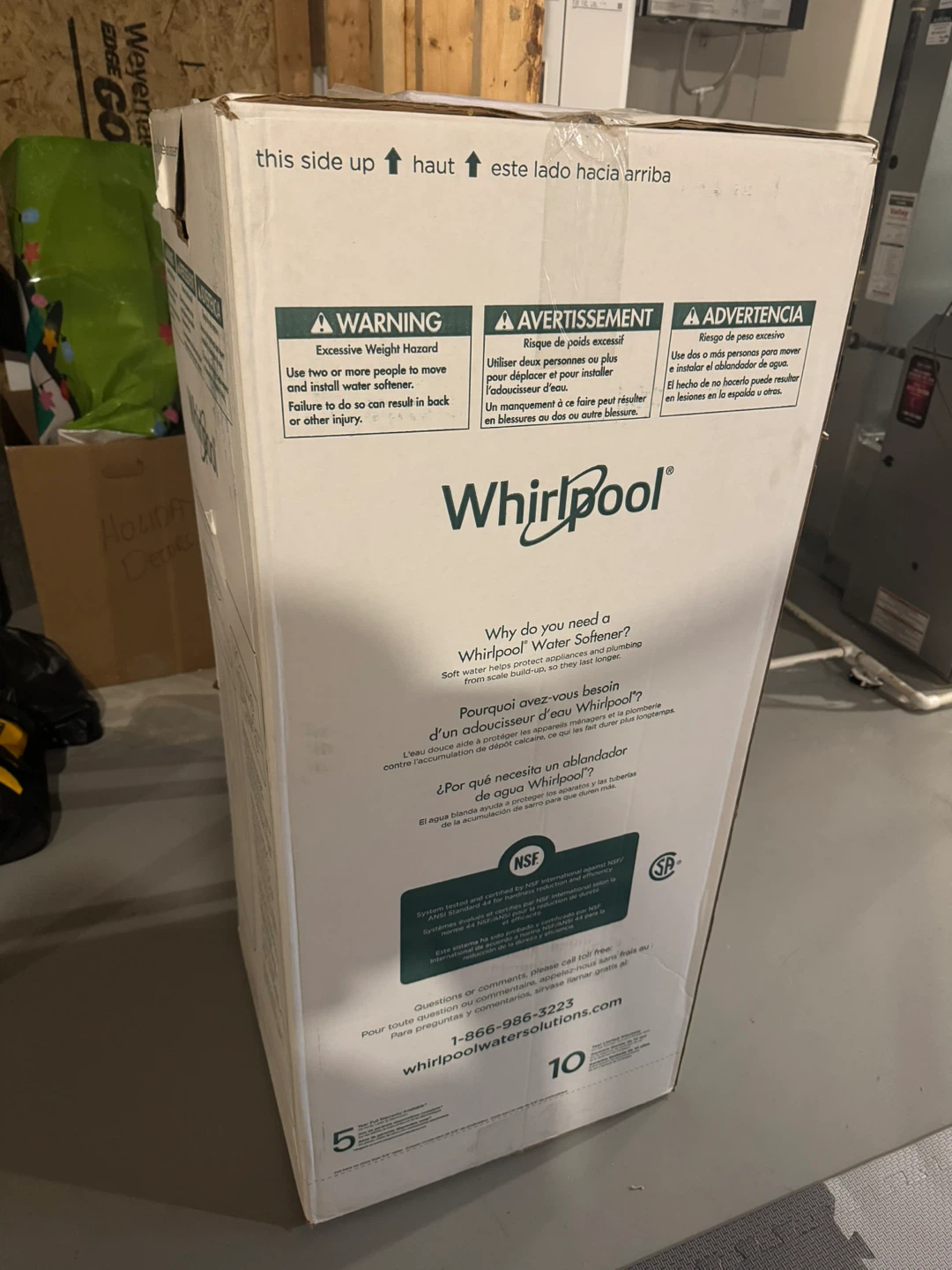 Whirlpool WHES40 Water Softener