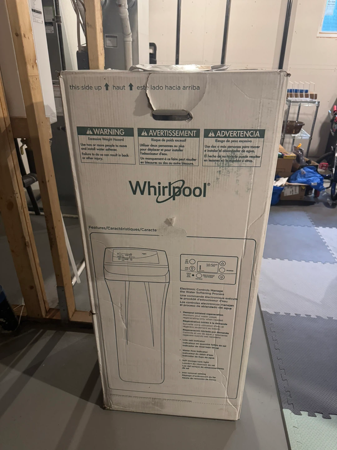 Whirlpool WHES40 Water Softener - photo 2
