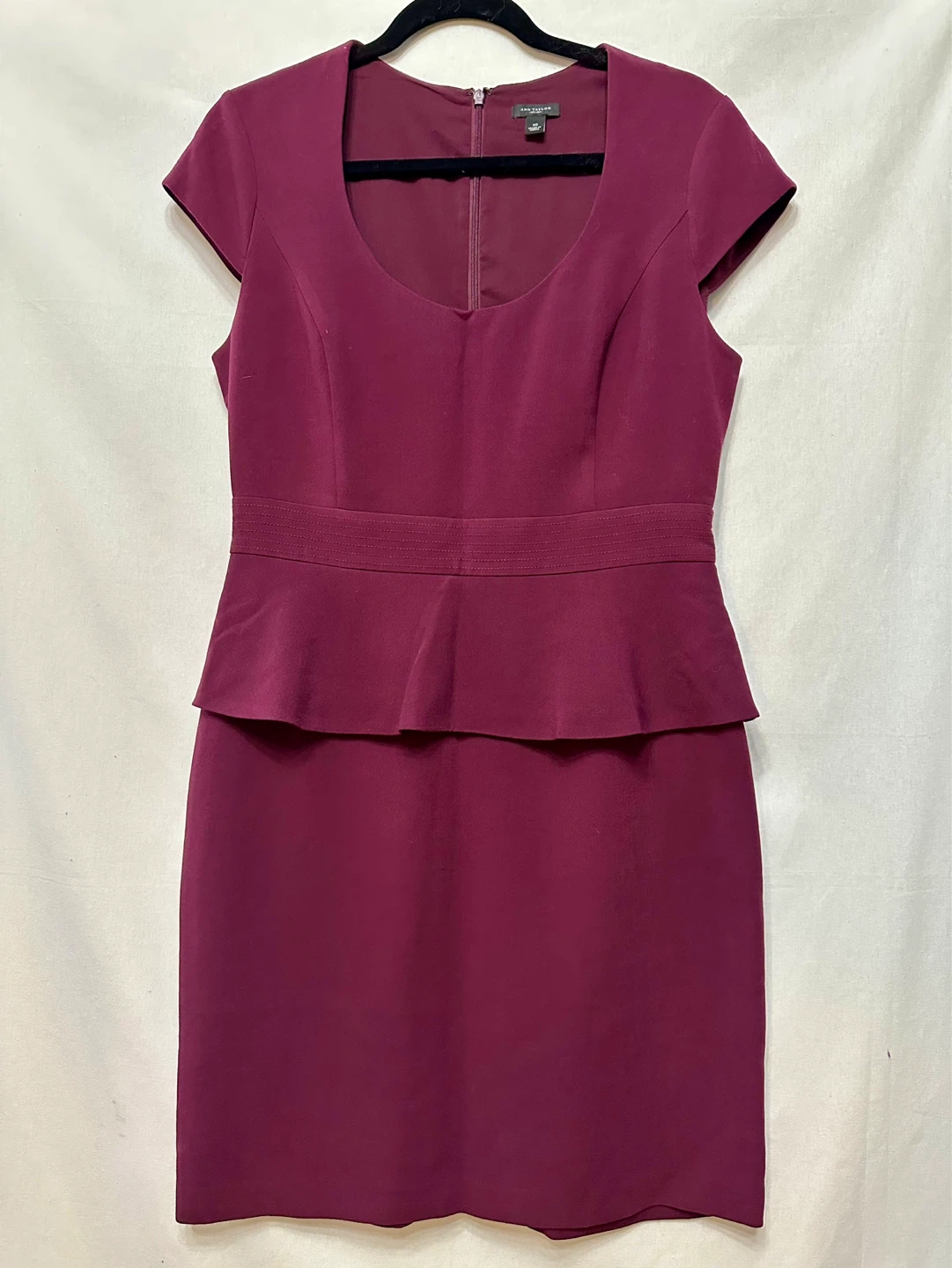 Ann Taylor Peplum Sheath Dress