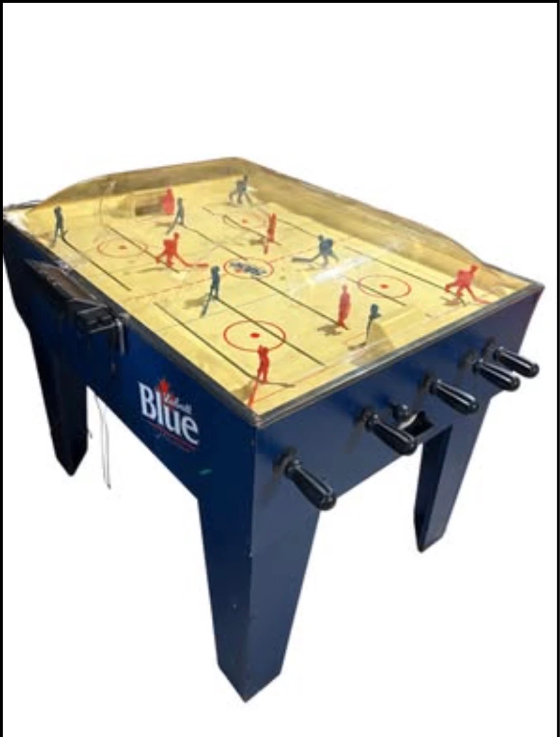 Vintage Labatt Blue Bubble Hockey Table