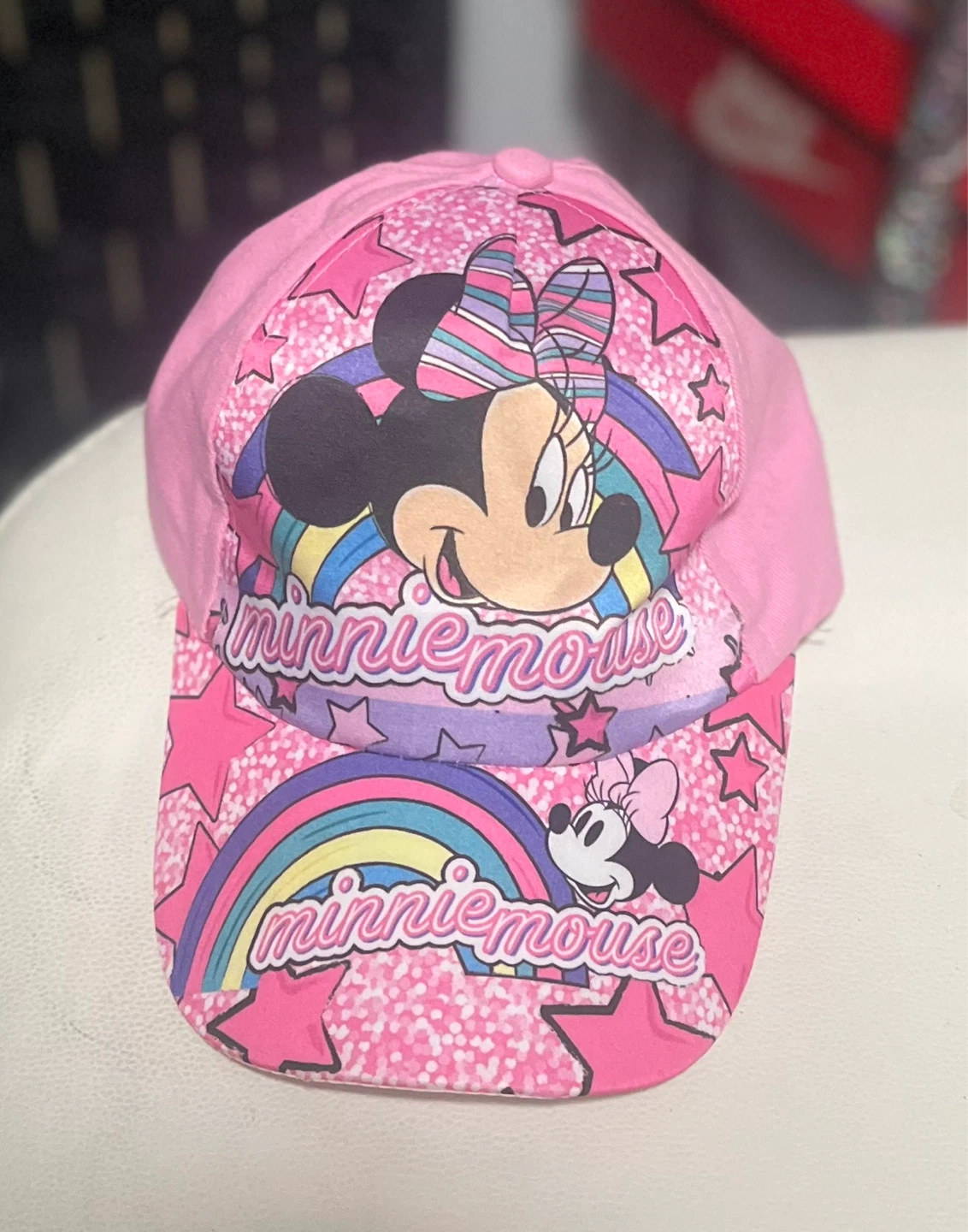 Pink Minnie Mouse Baseball Cap - photo 2