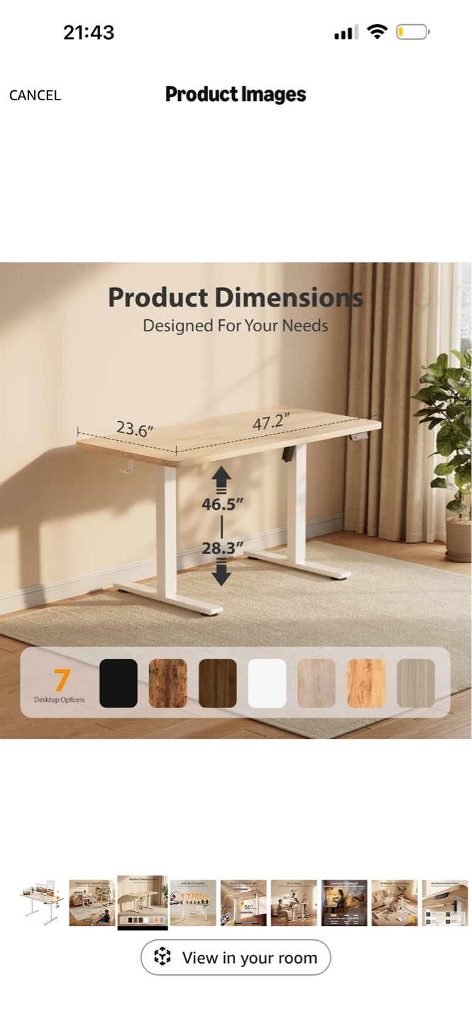 Adjustable Standing Desk - photo 2