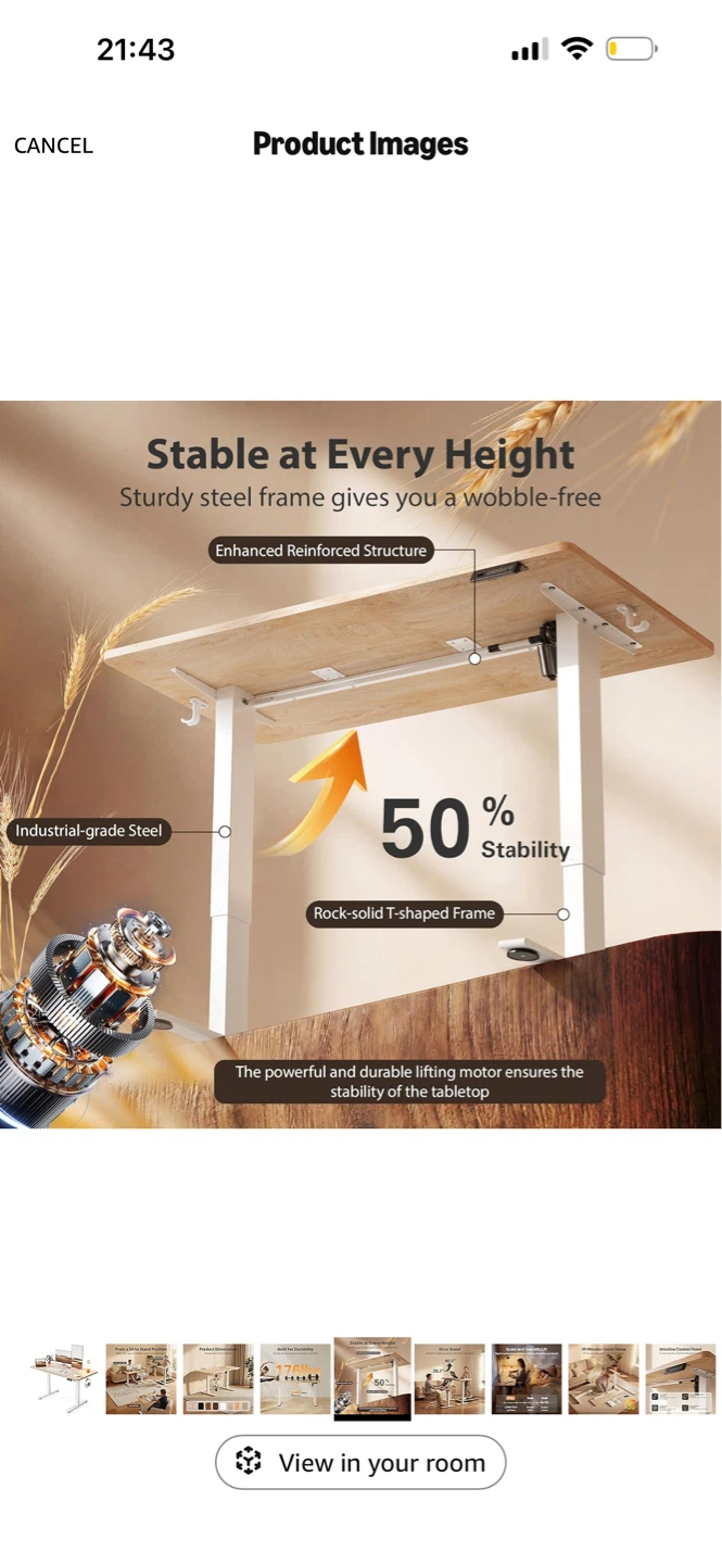 Adjustable Standing Desk - photo 4