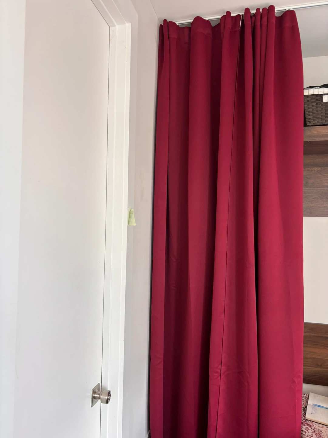 Burgundy Blackout Curtains (Pair / 2 Panels), 108” / 108 in - photo 2