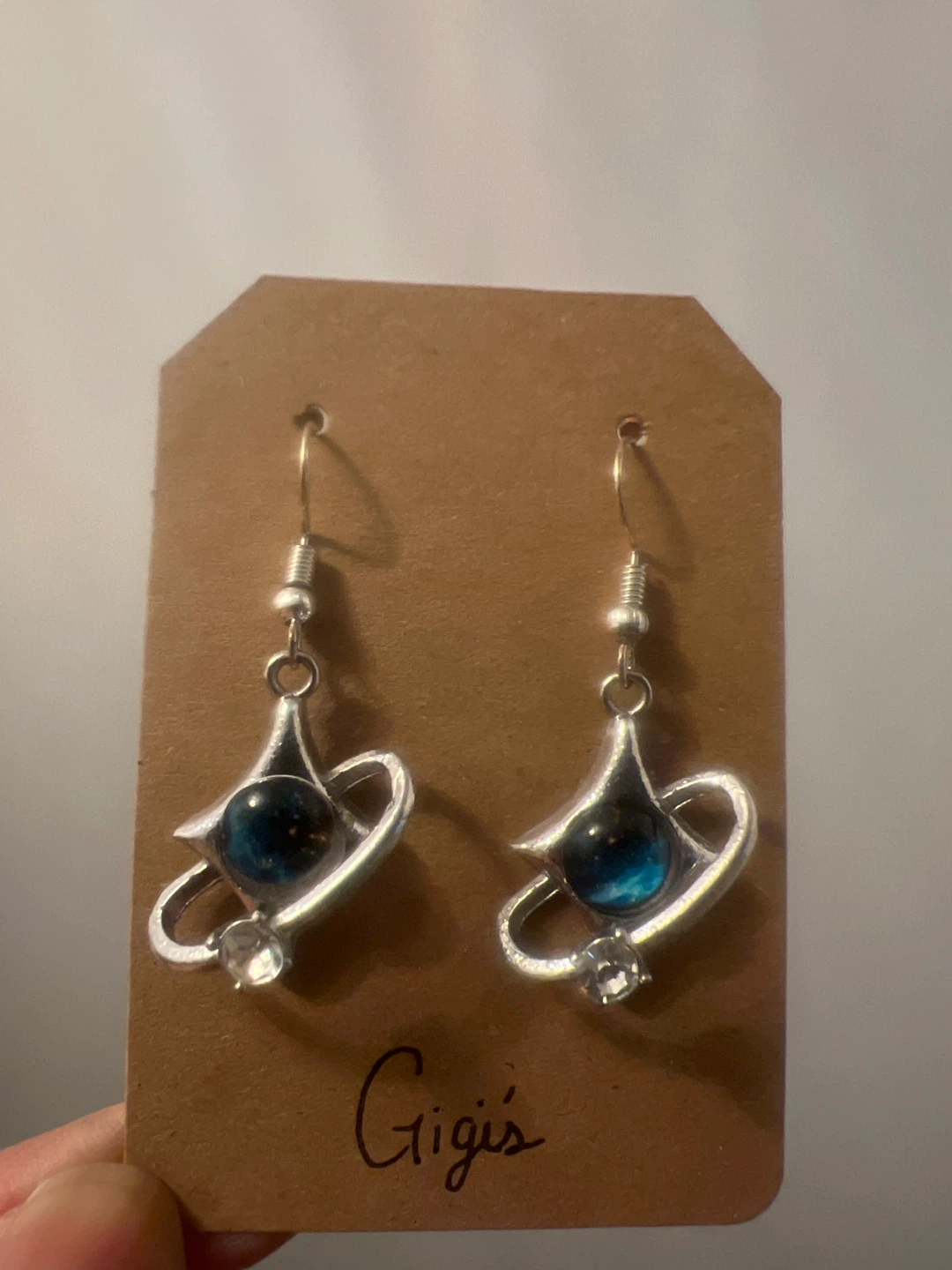 Gigi's Blue Galaxy Earrings - photo 3