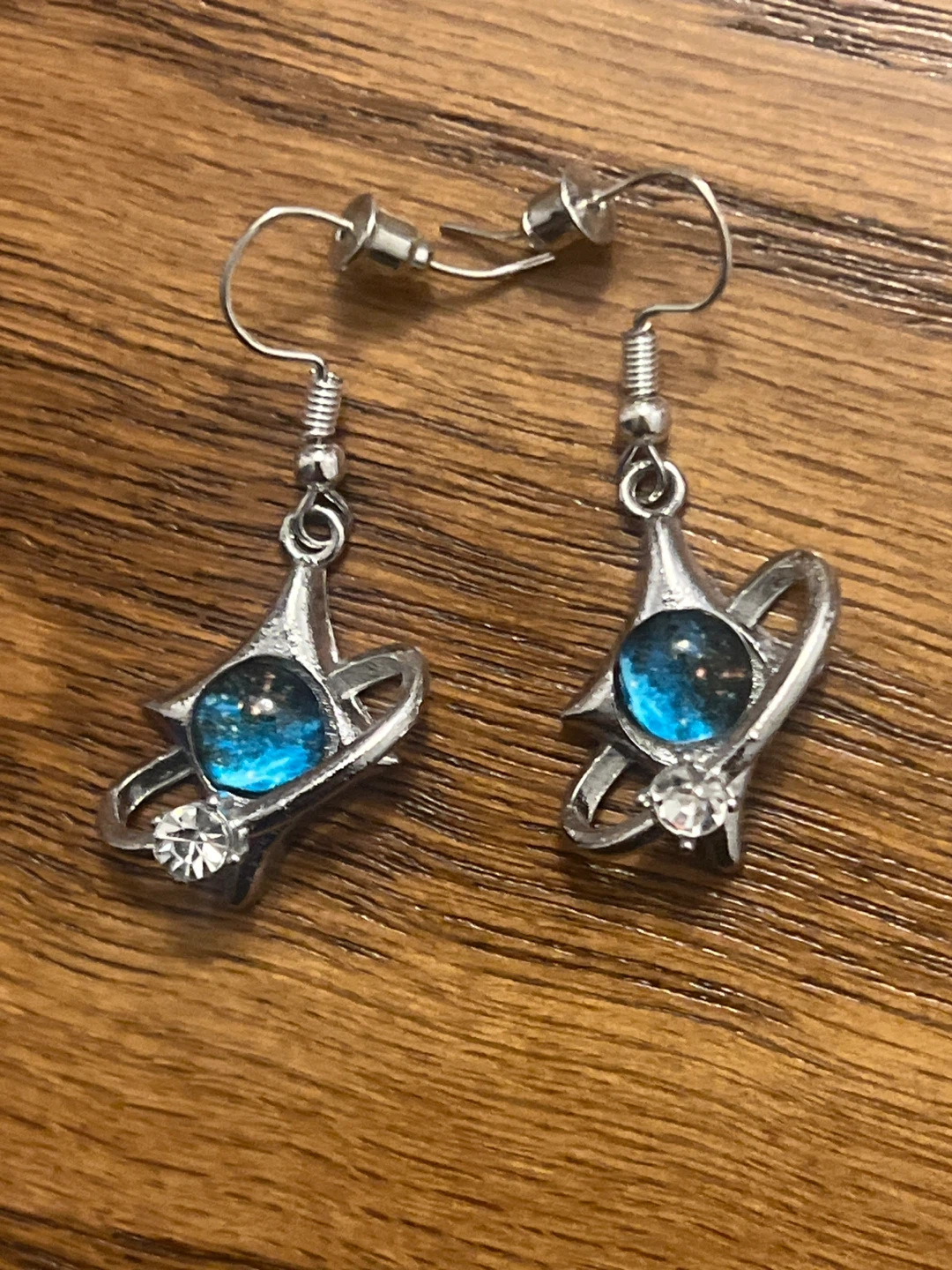 Gigi's Blue Galaxy Earrings