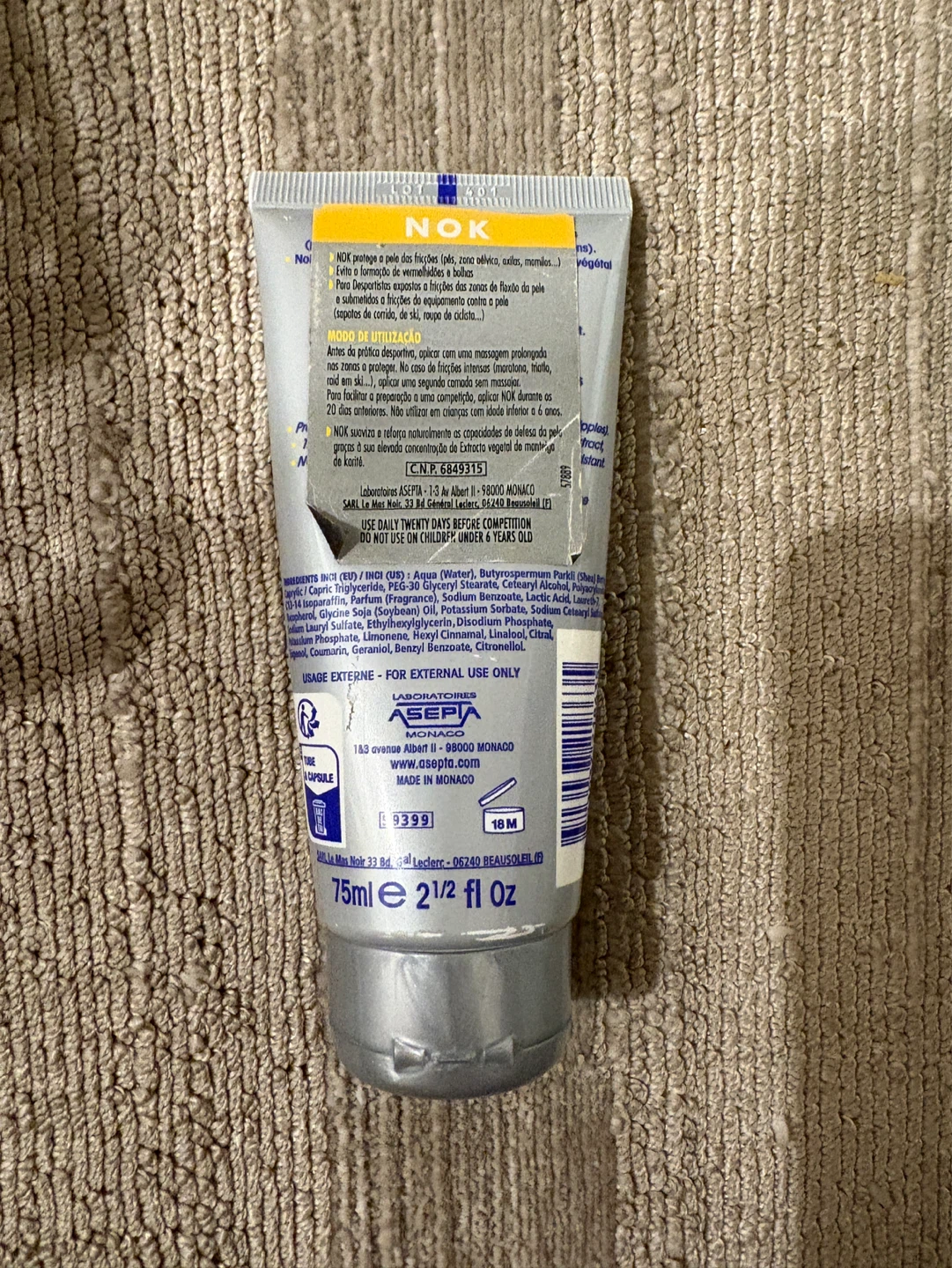 SPORTS AKILEINE NOK Anti-Chafing Cream - photo 3