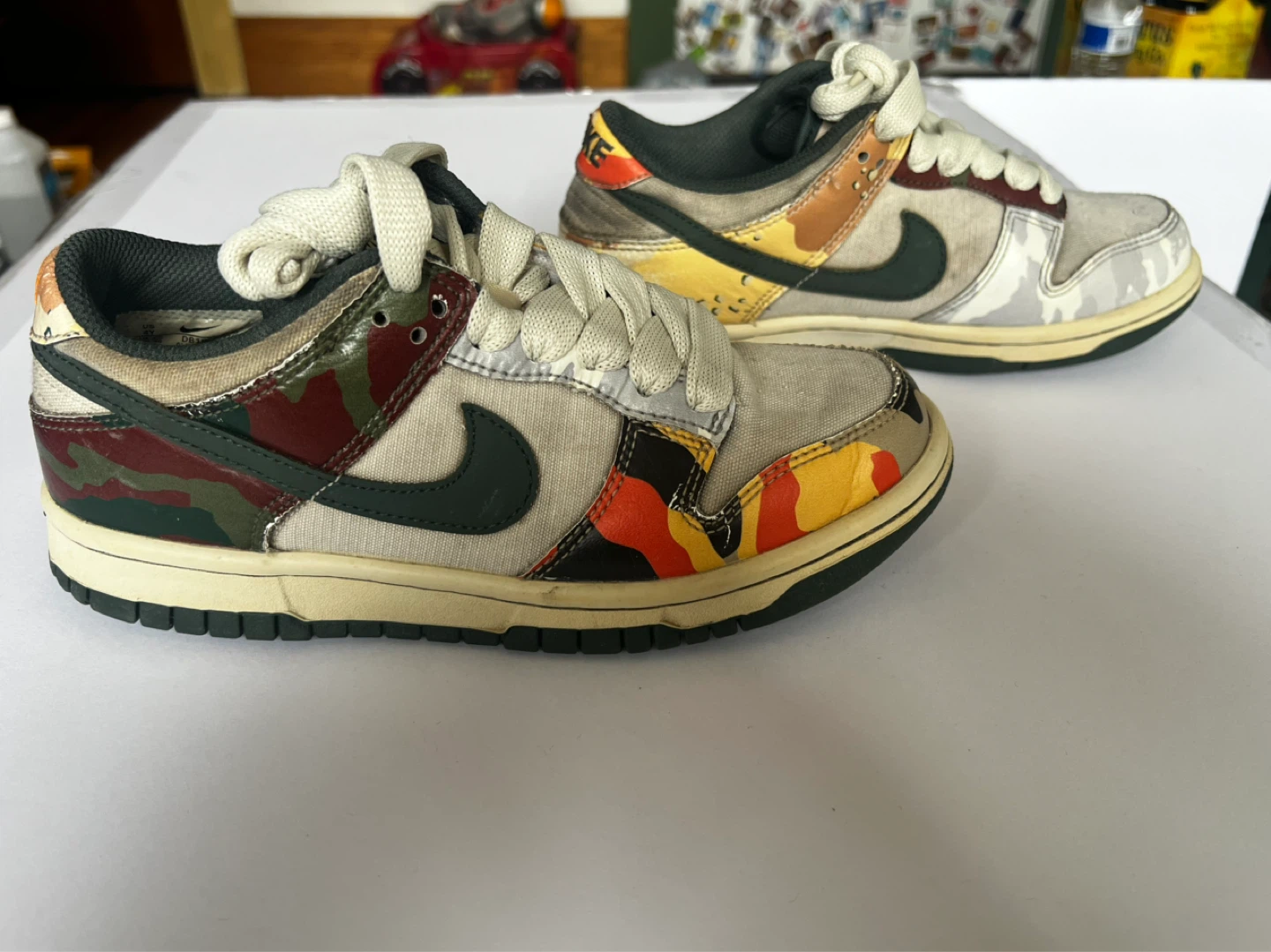 Nike Dunk Low Camo Sneakers