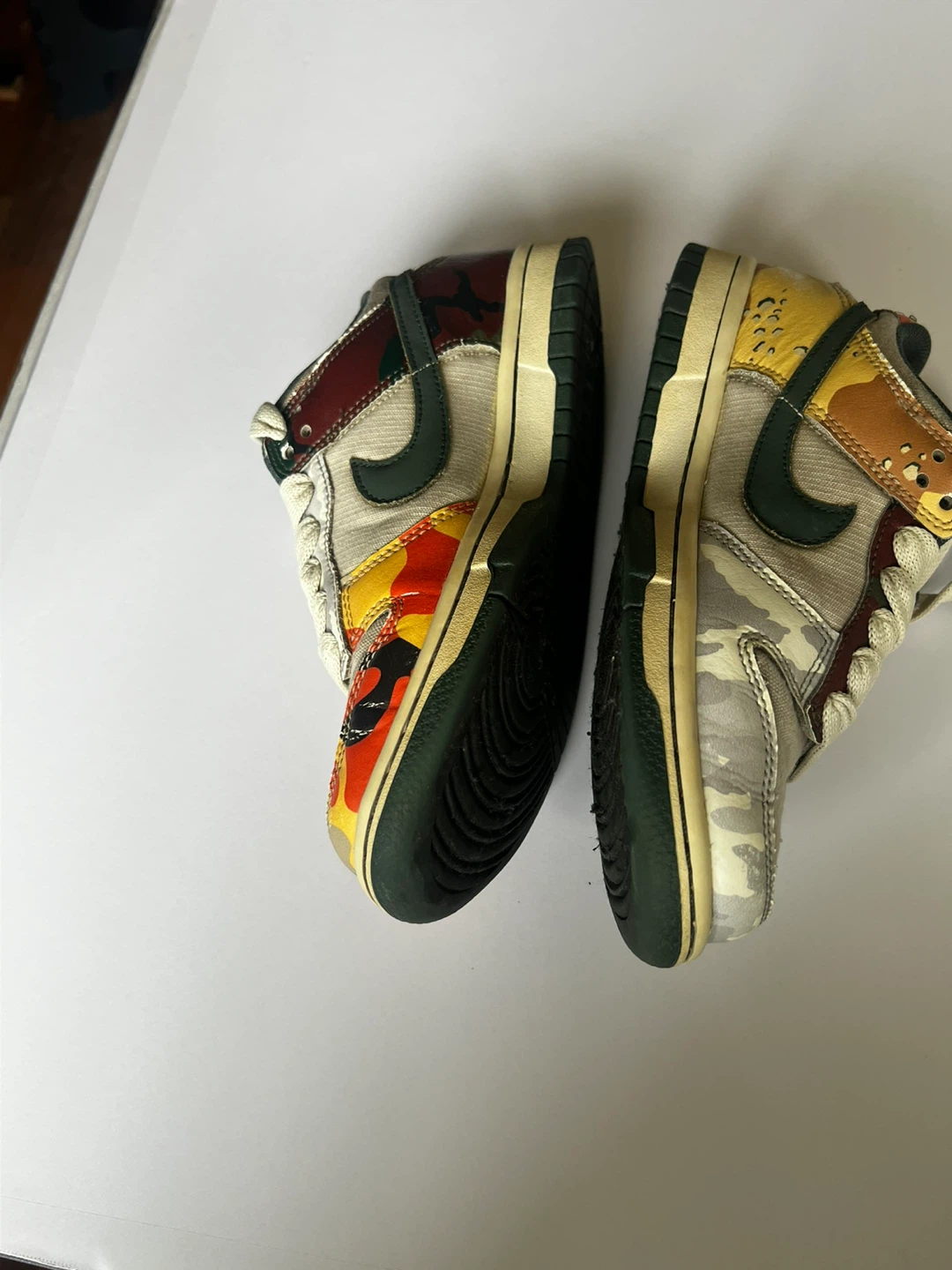 Nike Dunk Low Camo Sneakers - photo 4