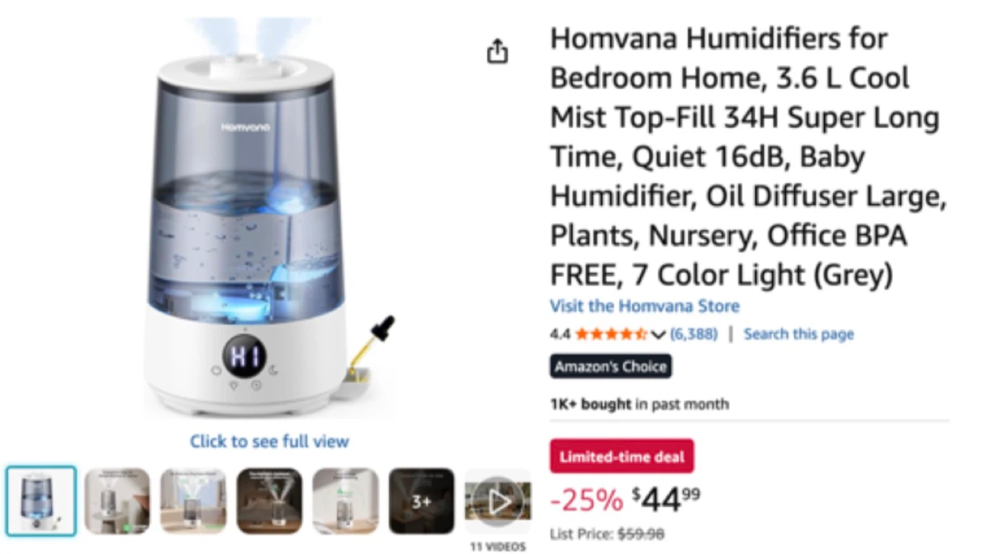 Homvana Humidifier - photo 4