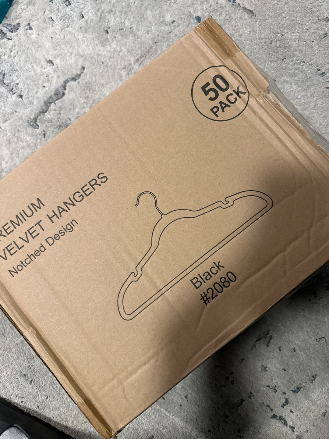 Premium Velvet Hangers - 50 Pack