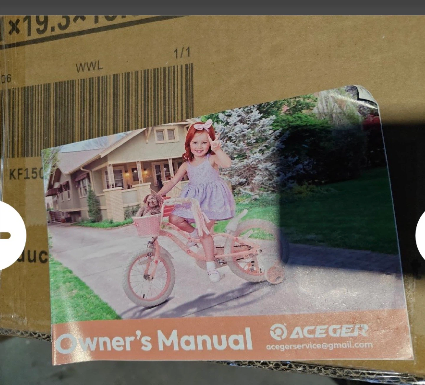 ACEGER Streamer Bike - Pink Unicorn 16 inch - photo 5
