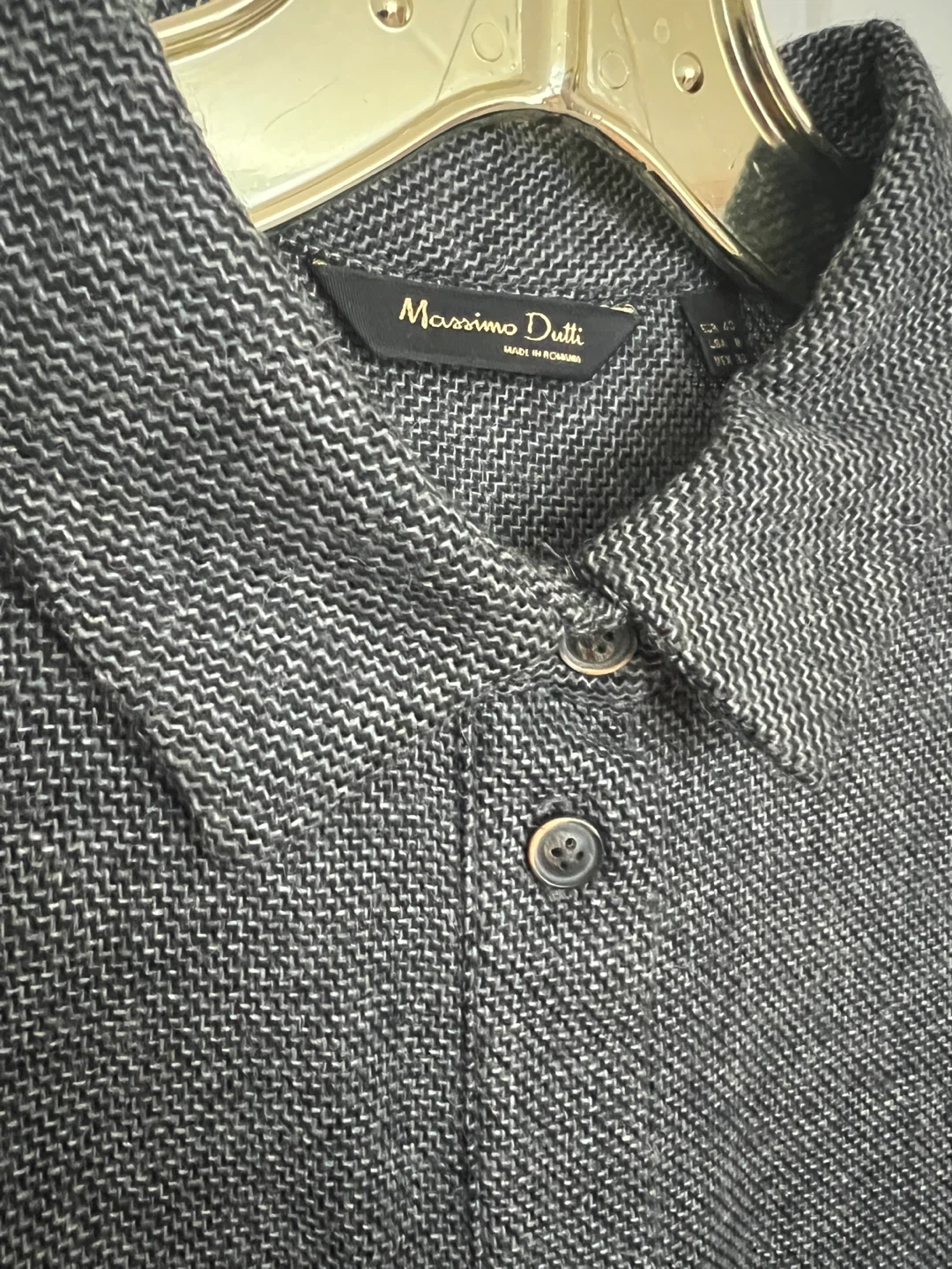 Massimo Dutti Tweed Shirt Dress