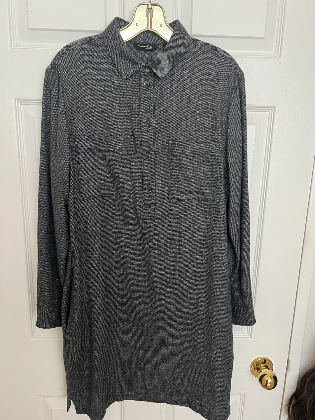 Massimo Dutti Tweed Shirt Dress - photo 2