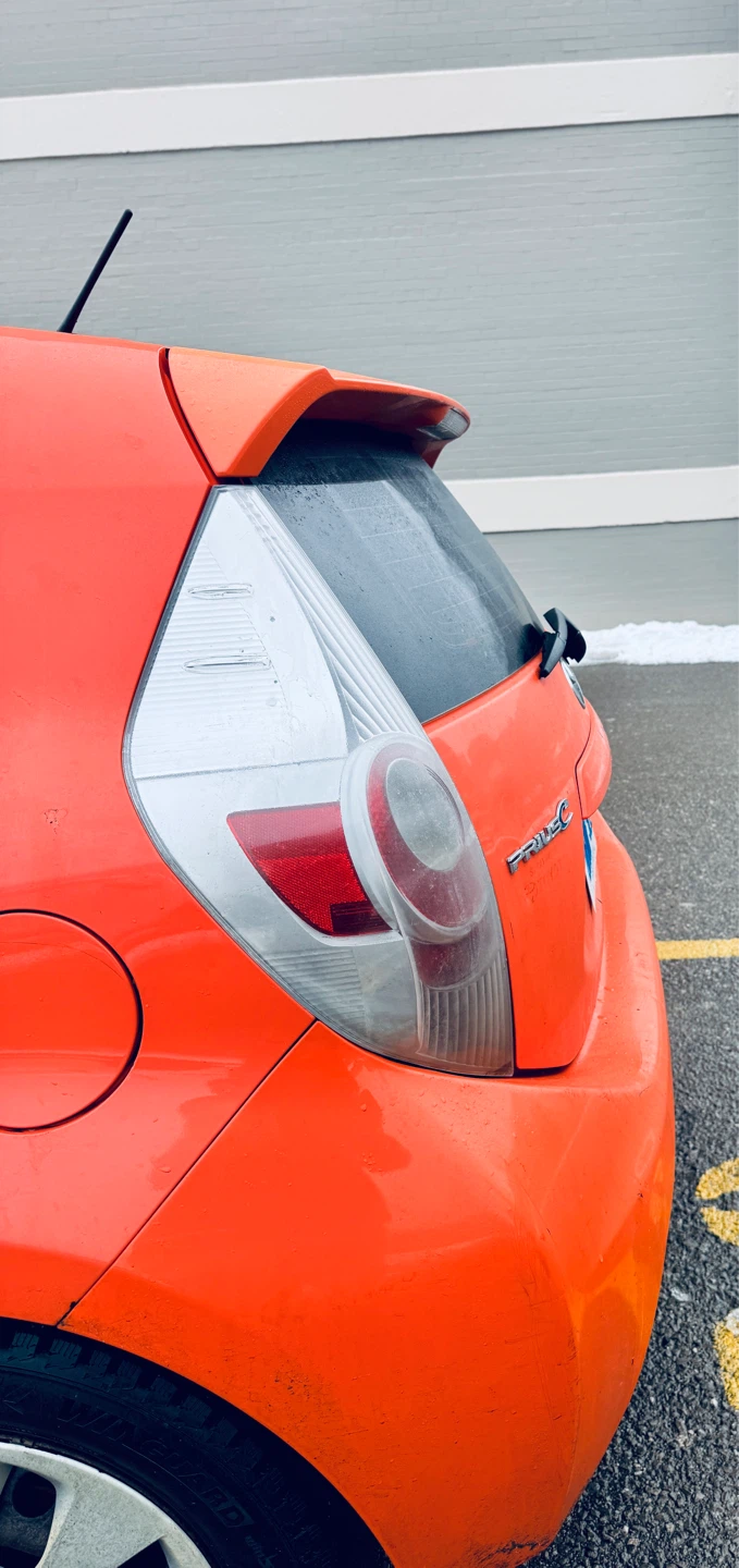 Orange Toyota Prius C Hatchback - photo 5