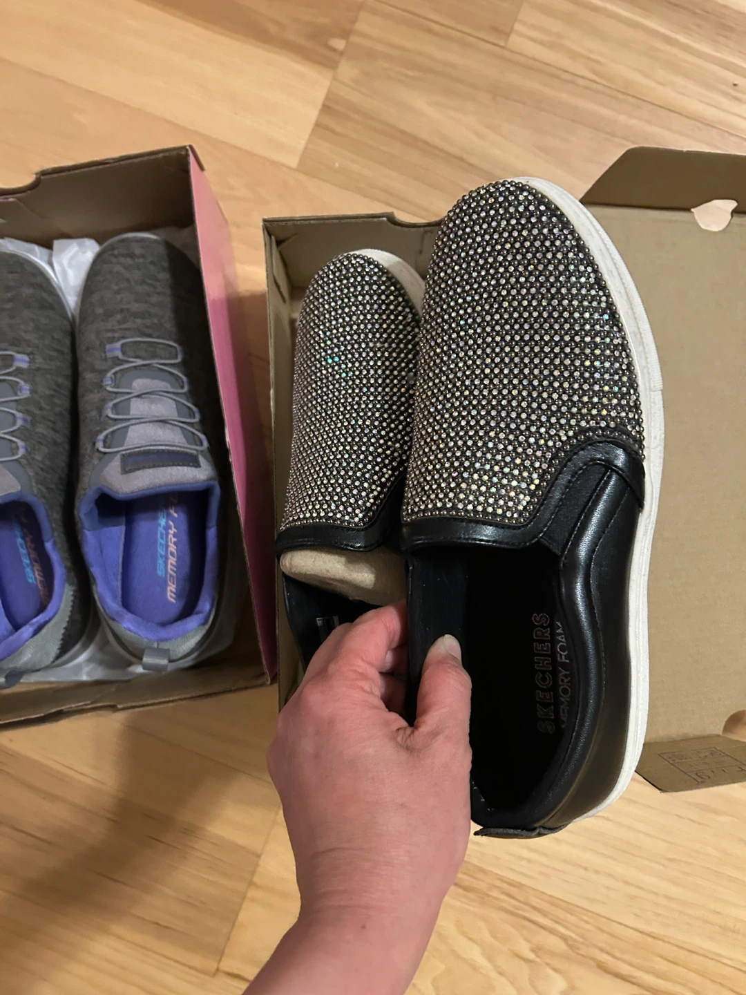Sketchers 2 pairs for women 6.5us - photo 3