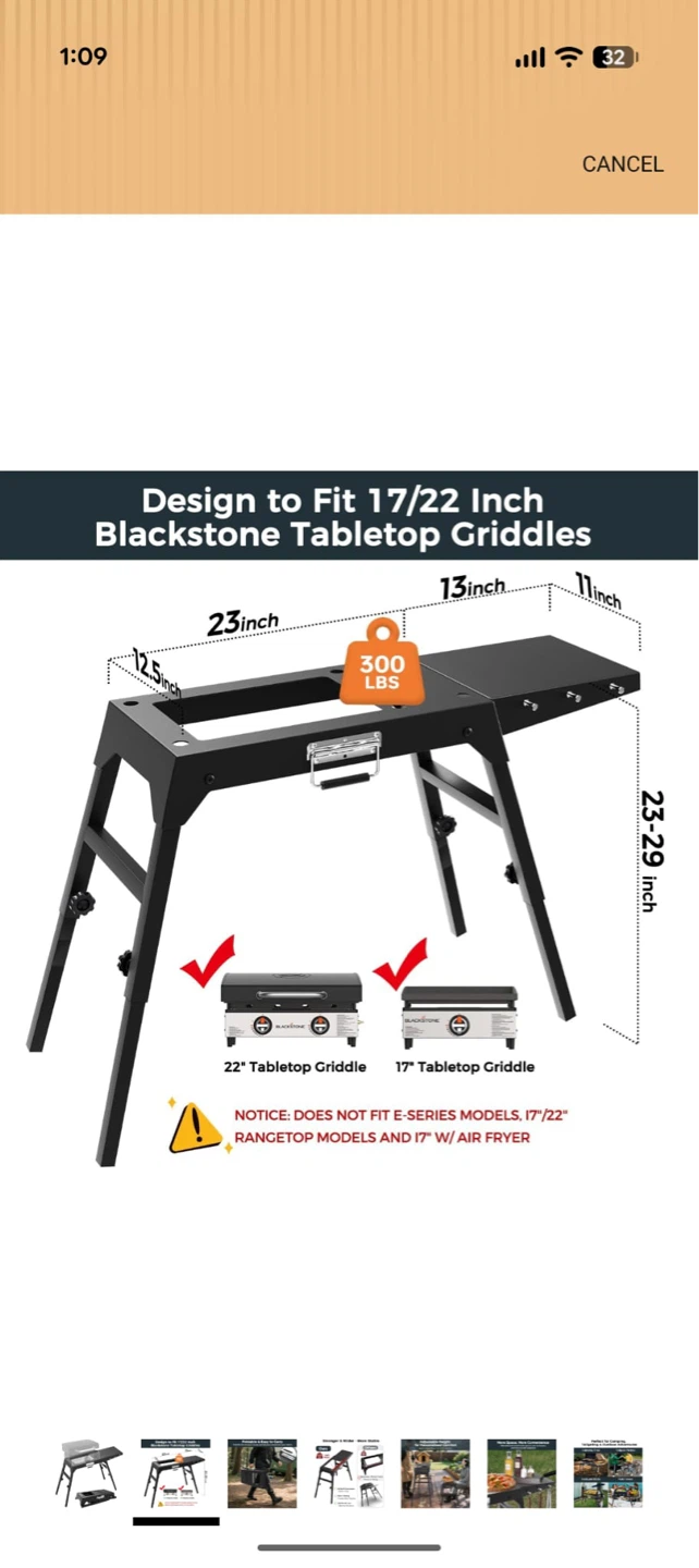 MOSPDE Foldable Griddle Cover Fits Blackstone 17 & 22 Inch - photo 2