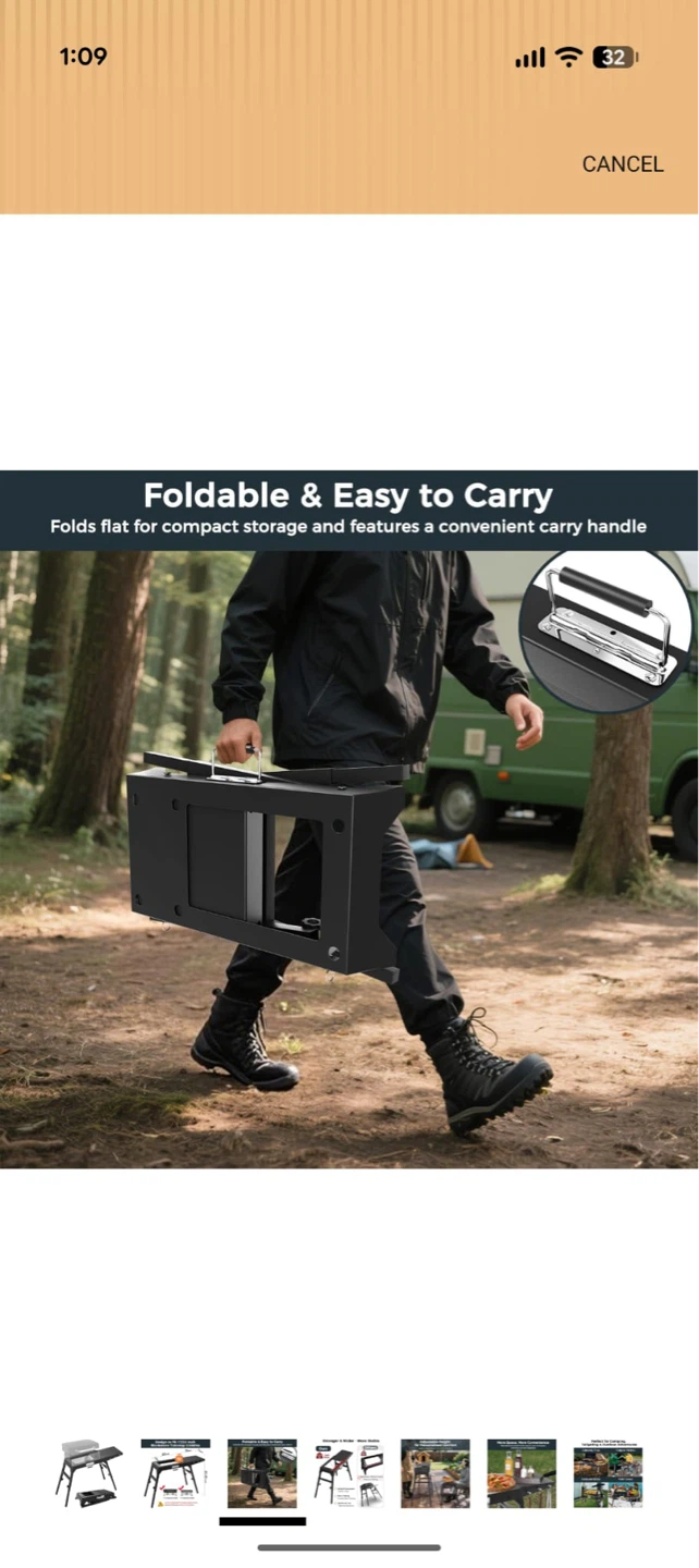 MOSPDE Foldable Griddle Cover Fits Blackstone 17 & 22 Inch - photo 4