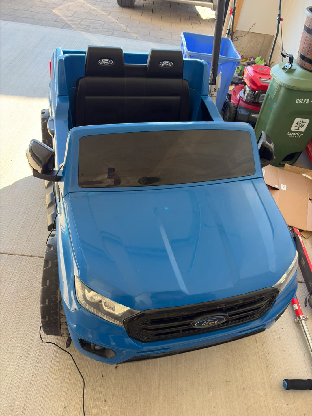 Ford Ranger Ride-On Toy Truck - Blue