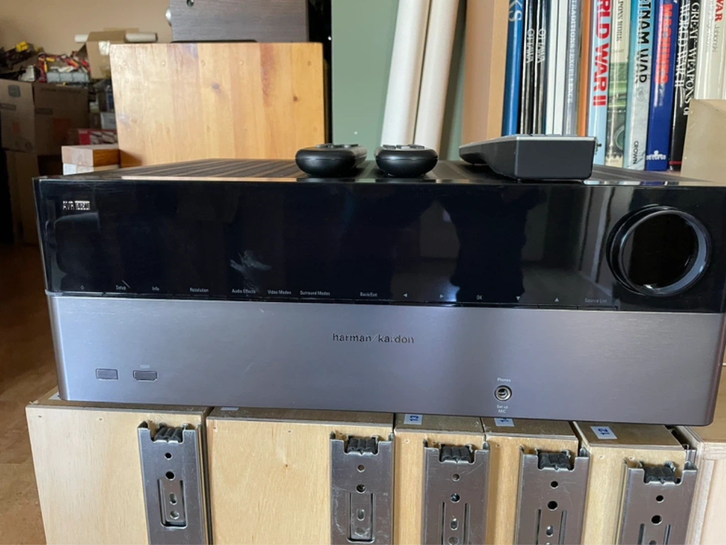 Harman Kardon AVR 3650 Receiver with 3 Remotes