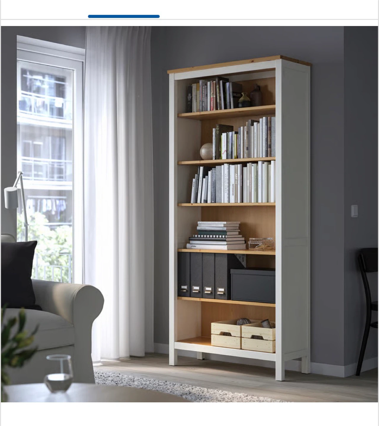 Solid wood bookcase - photo 3