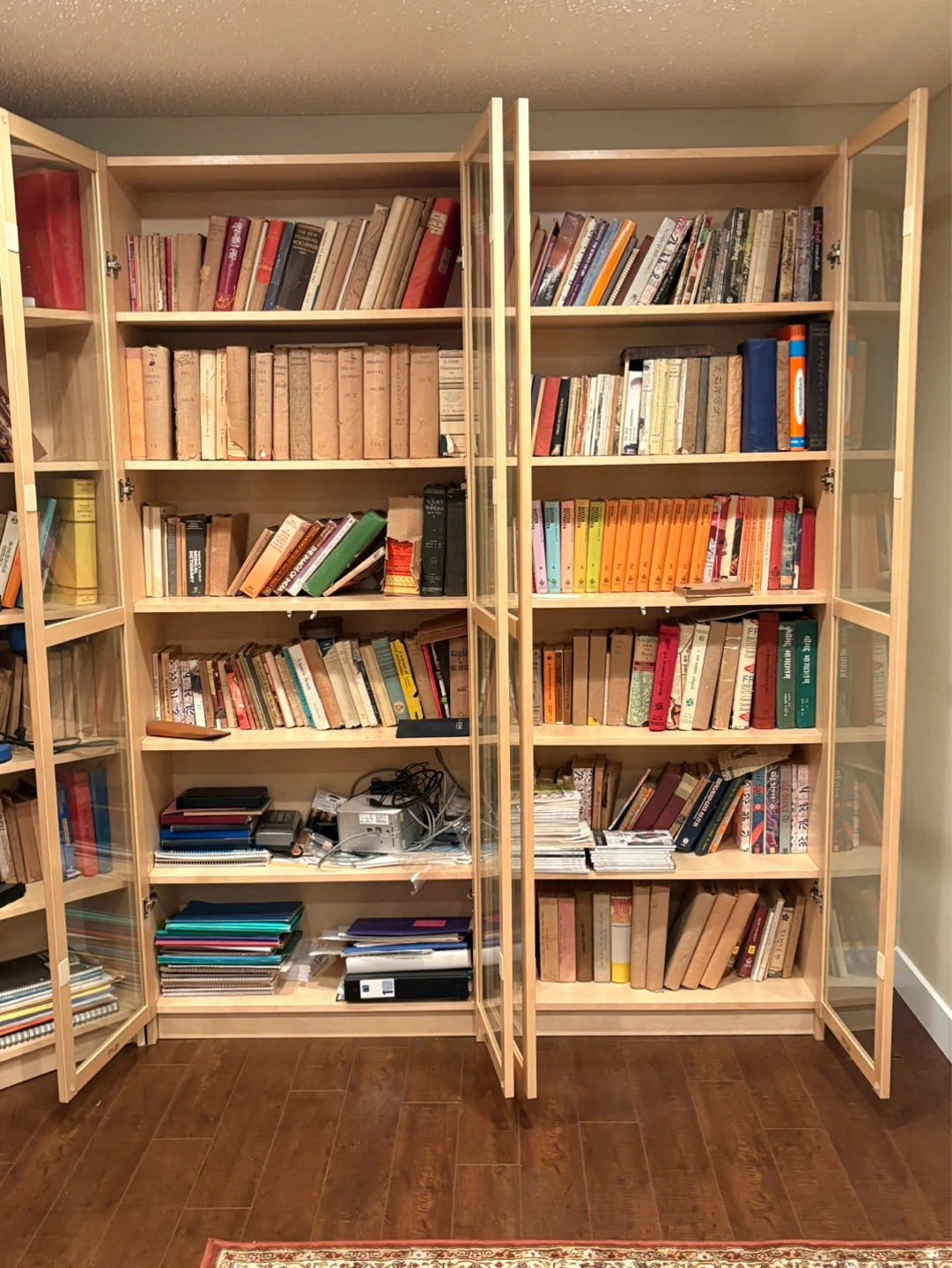 IKEA Billy Bookcase with Glass Doors - photo 2