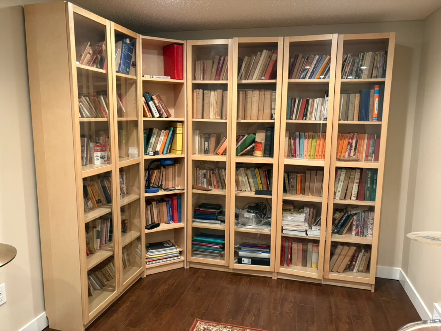 IKEA Billy Bookcase with Glass Doors