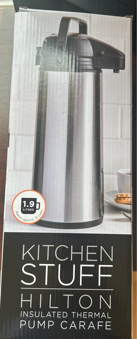 Kitchen Stuff Hilton Insulated Thermal Pump Carafe